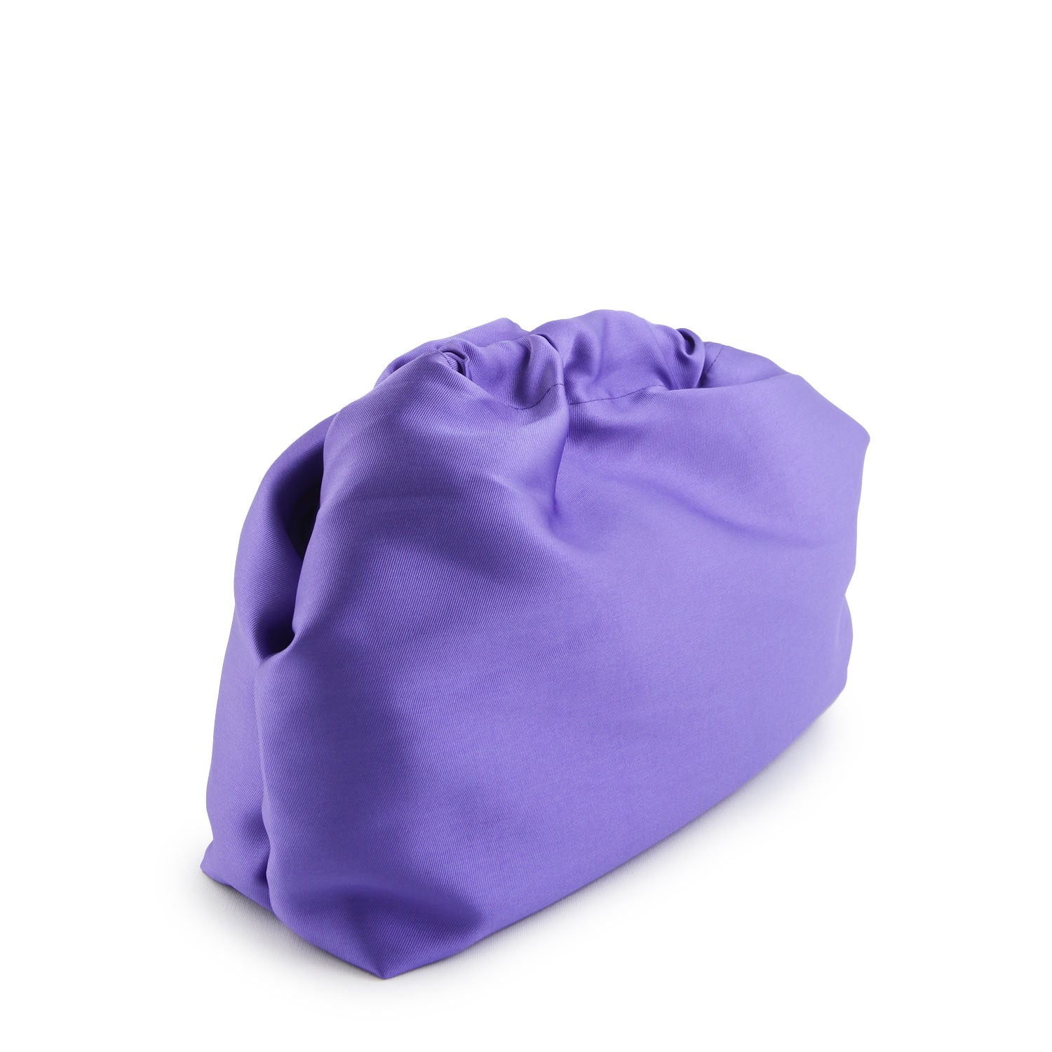 Borsa Violet satin con ruches - annameglio.com abbigliamento moda