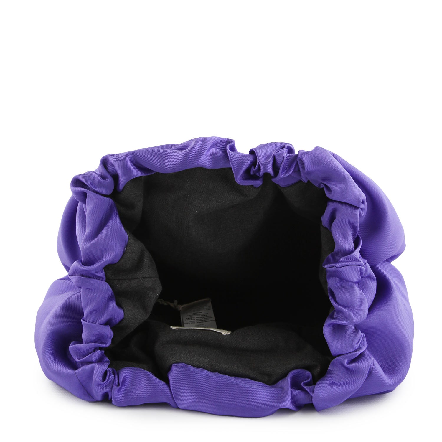 Borsa Violet satin con ruches - annameglio.com abbigliamento moda