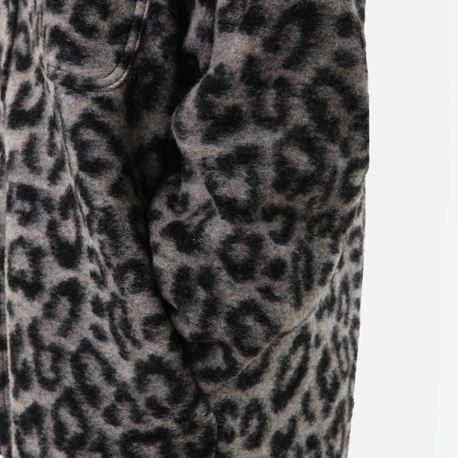 Cappotto animalier DouuoD ecru e nero - annameglio.com abbigliamento moda
