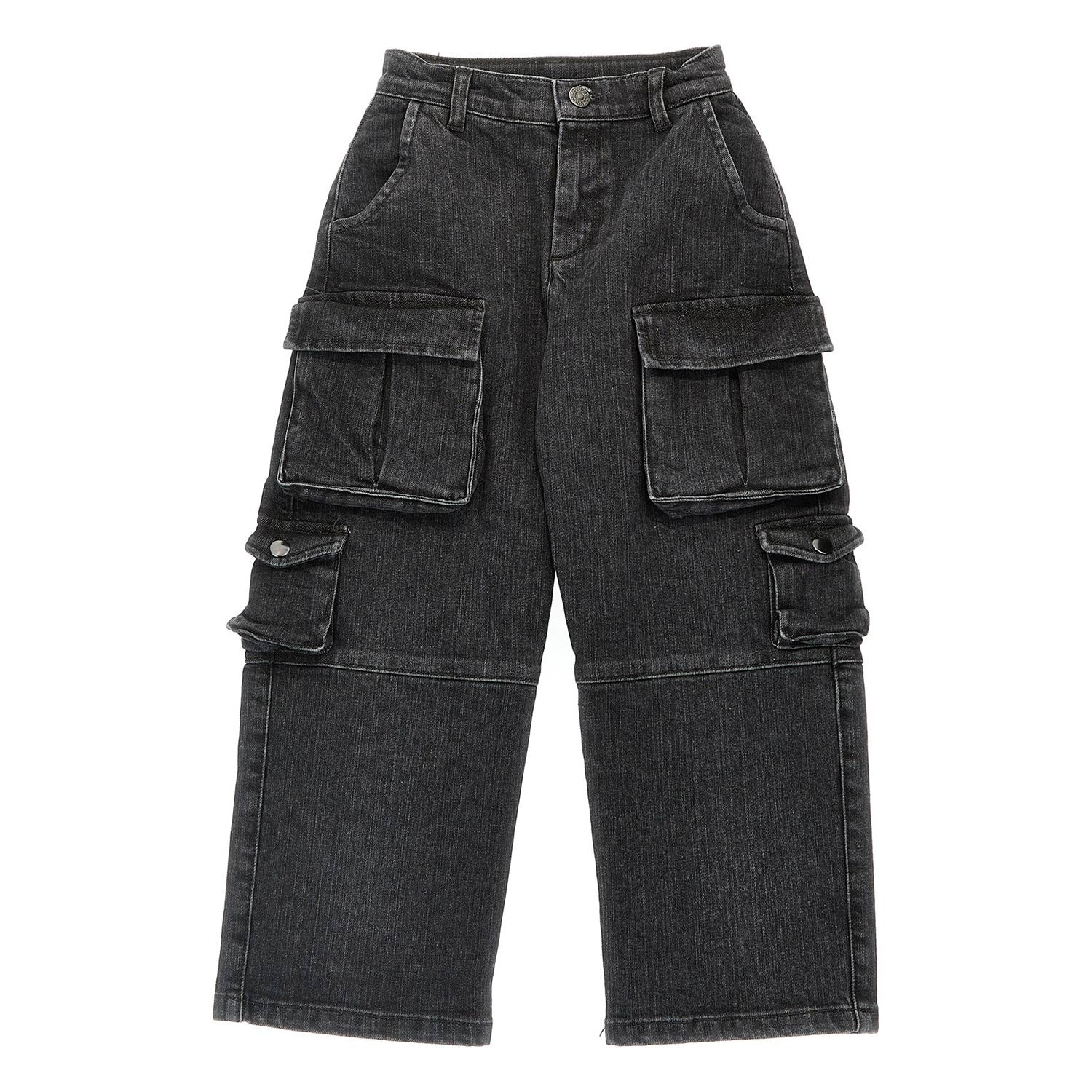 Cargo Jeans Dark Grey Douuod Kids - annameglio.com abbigliamento moda