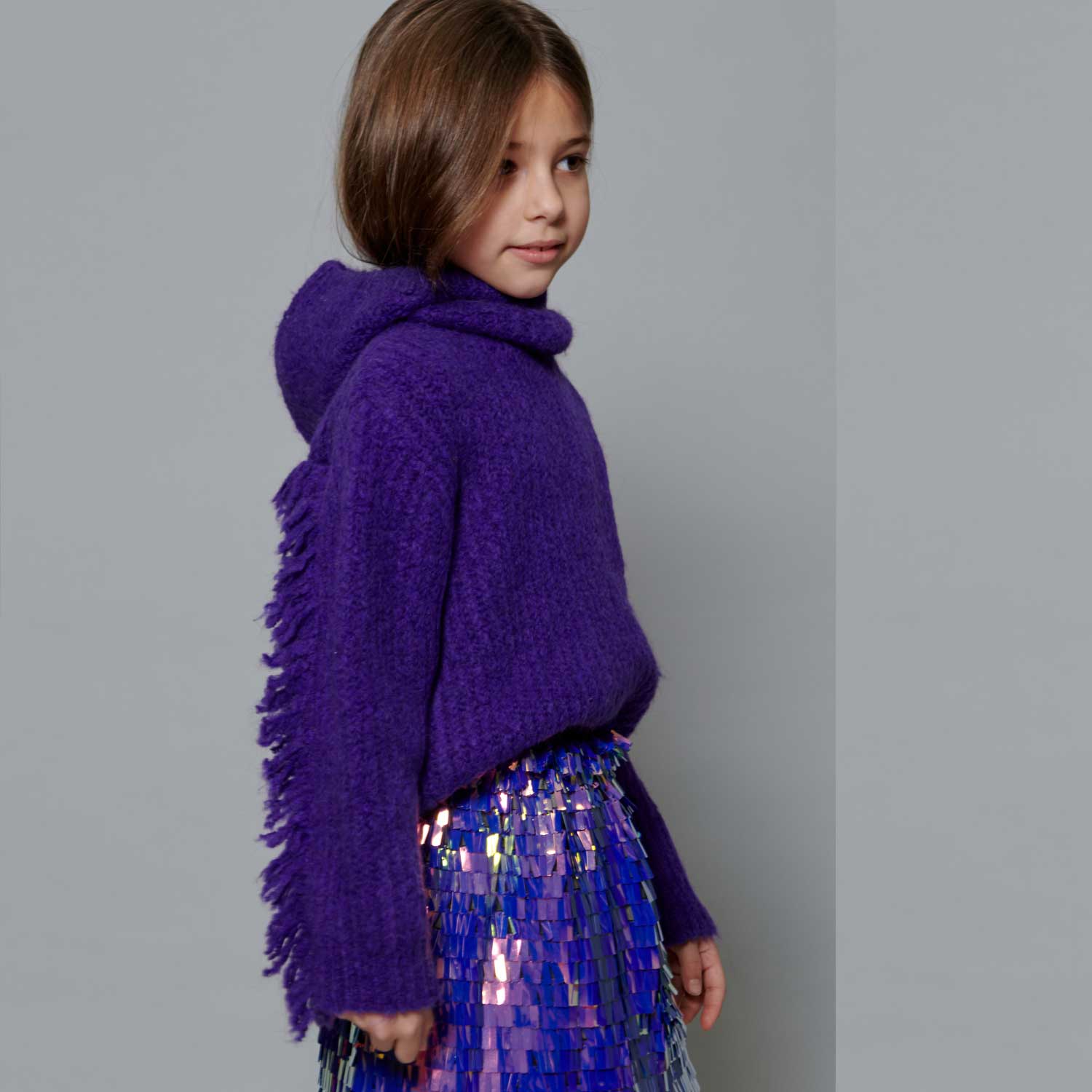 Maglione Violet a coste Douuod - annameglio.com abbigliamento moda