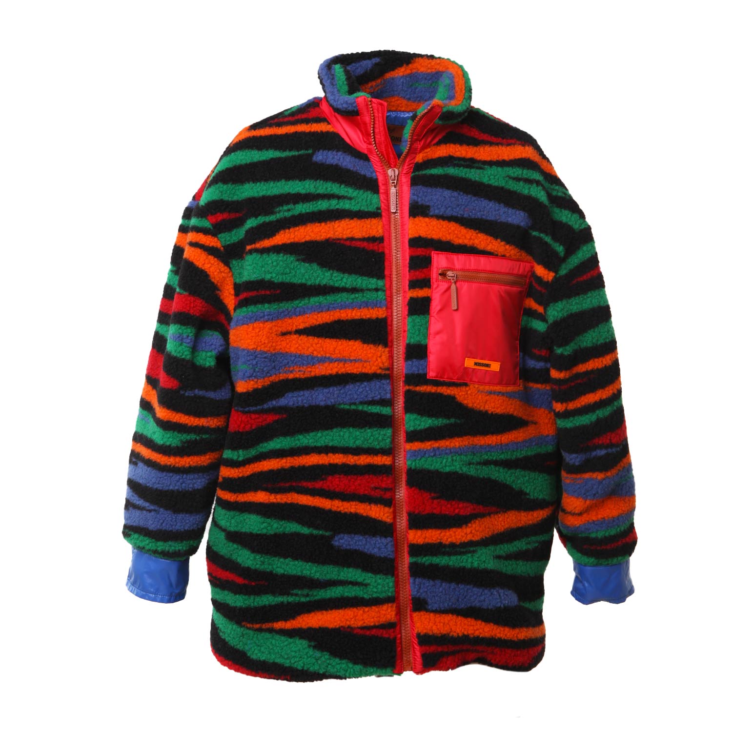 Cappotto unisex Missoni in eco teddy multicolor - annameglio.com abbigliamento moda