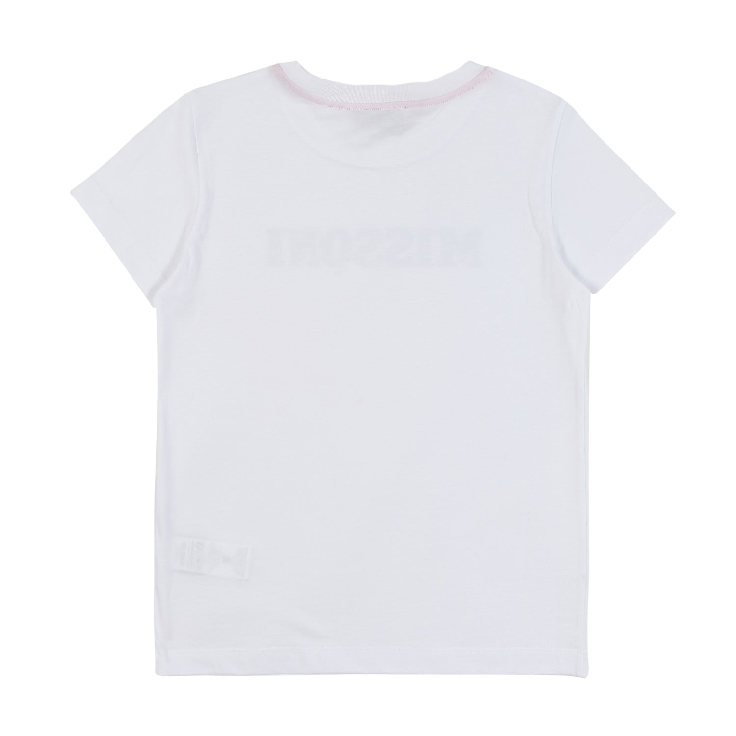 T-shirt bianca con logo Missoni strass - annameglio.com abbigliamento moda