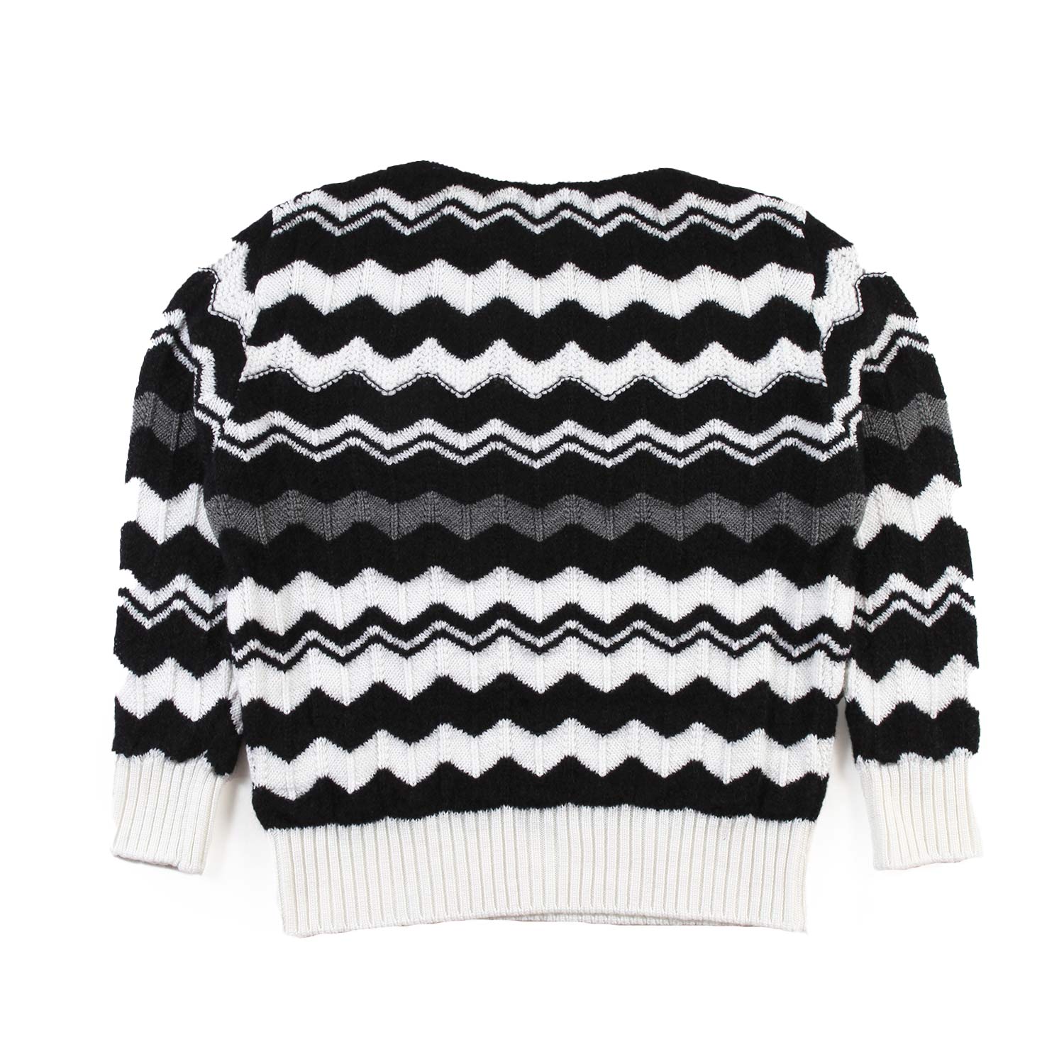 Maglione ZigZag Missoni unisex bianco e nero - annameglio.com abbigliamento moda