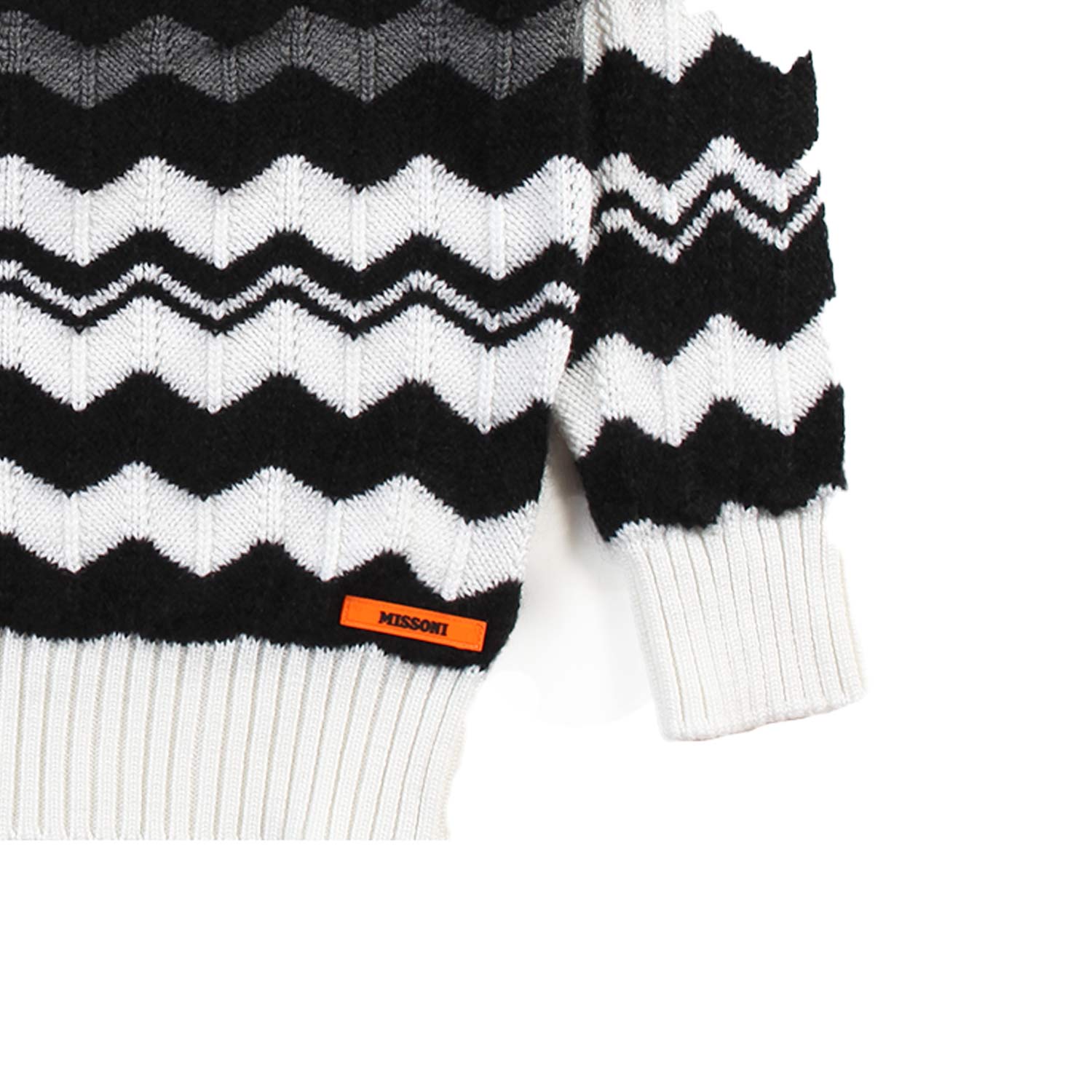 Maglione ZigZag Missoni unisex bianco e nero - annameglio.com abbigliamento moda