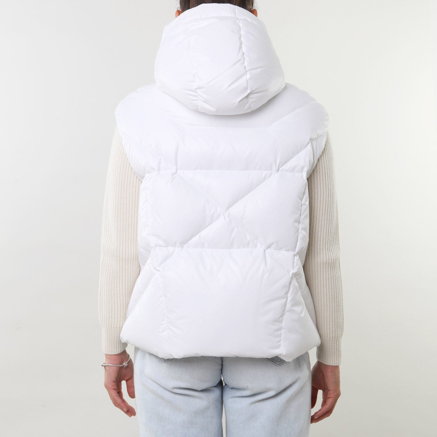 Gilet puffer Khrisjoy bianco Bambina e Ragazza - annameglio.com abbigliamento moda