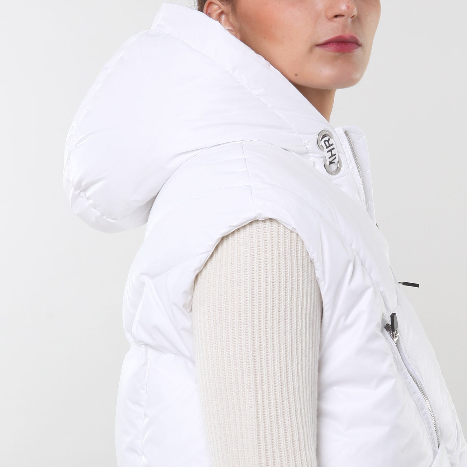 Gilet puffer Khrisjoy bianco Bambina e Ragazza - annameglio.com abbigliamento moda