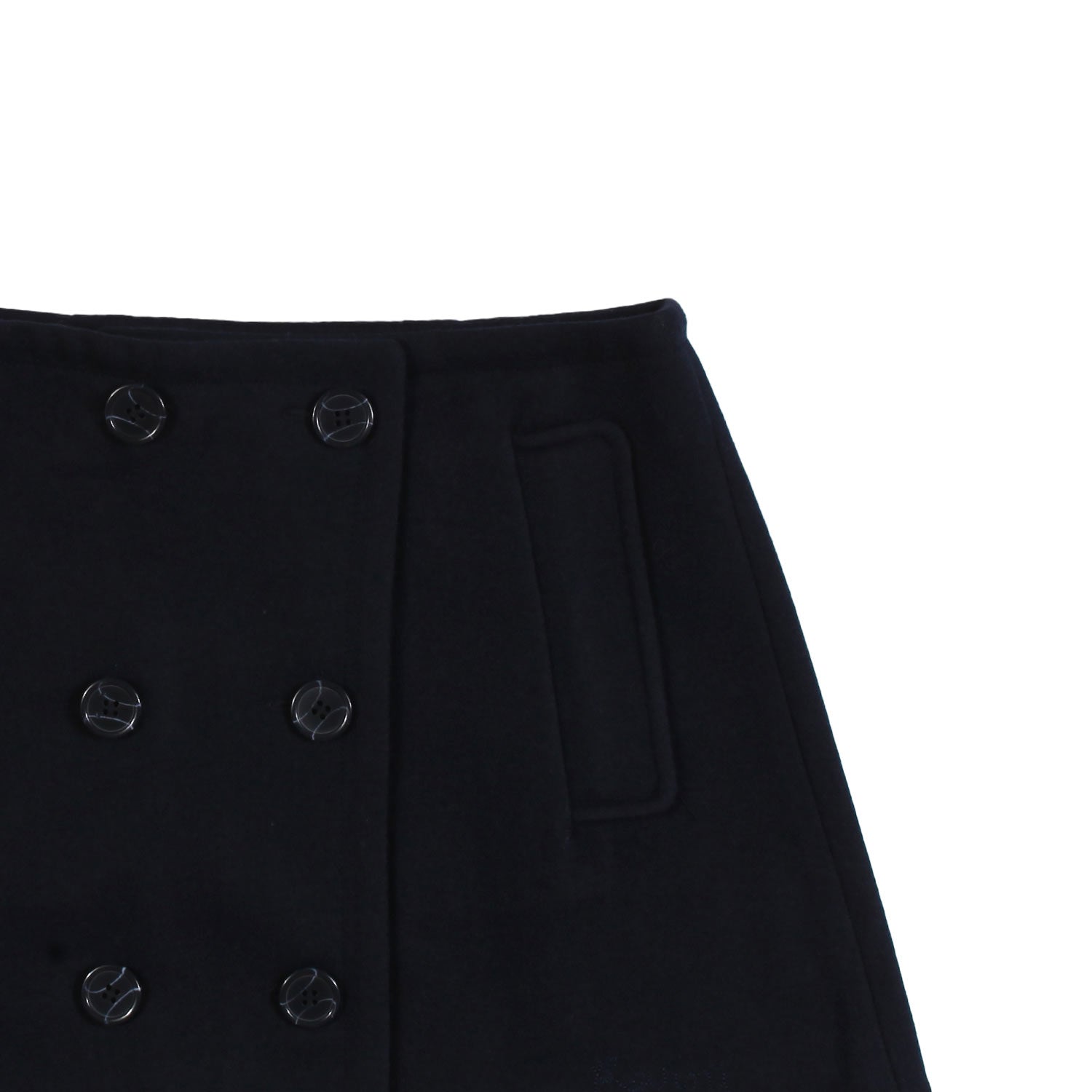 Minigonna di lana blu navy bambina e ragazza - annameglio.com abbigliamento moda