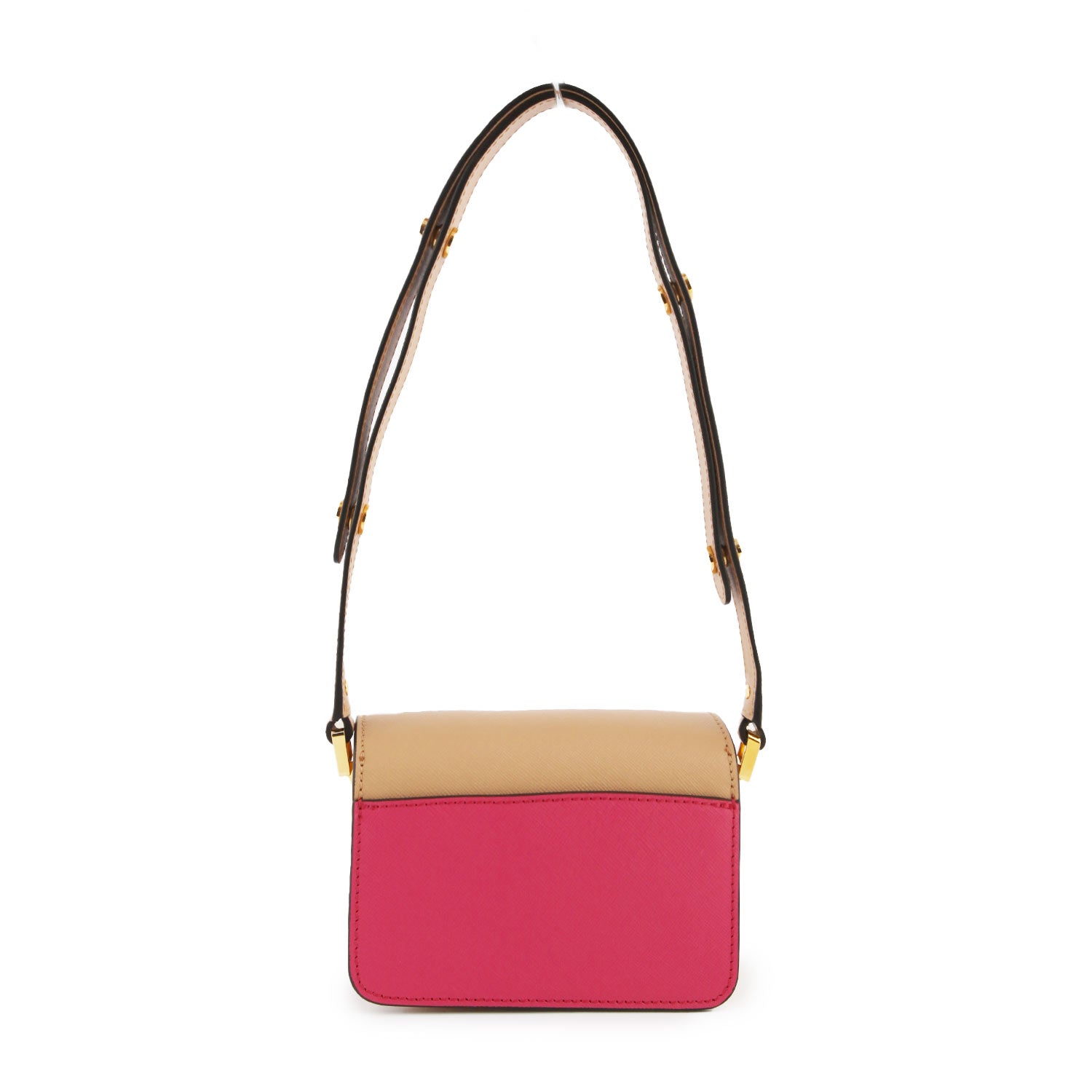 Borsetta tracolla fucsia, beige e ocra in pelle - annameglio.com abbigliamento moda