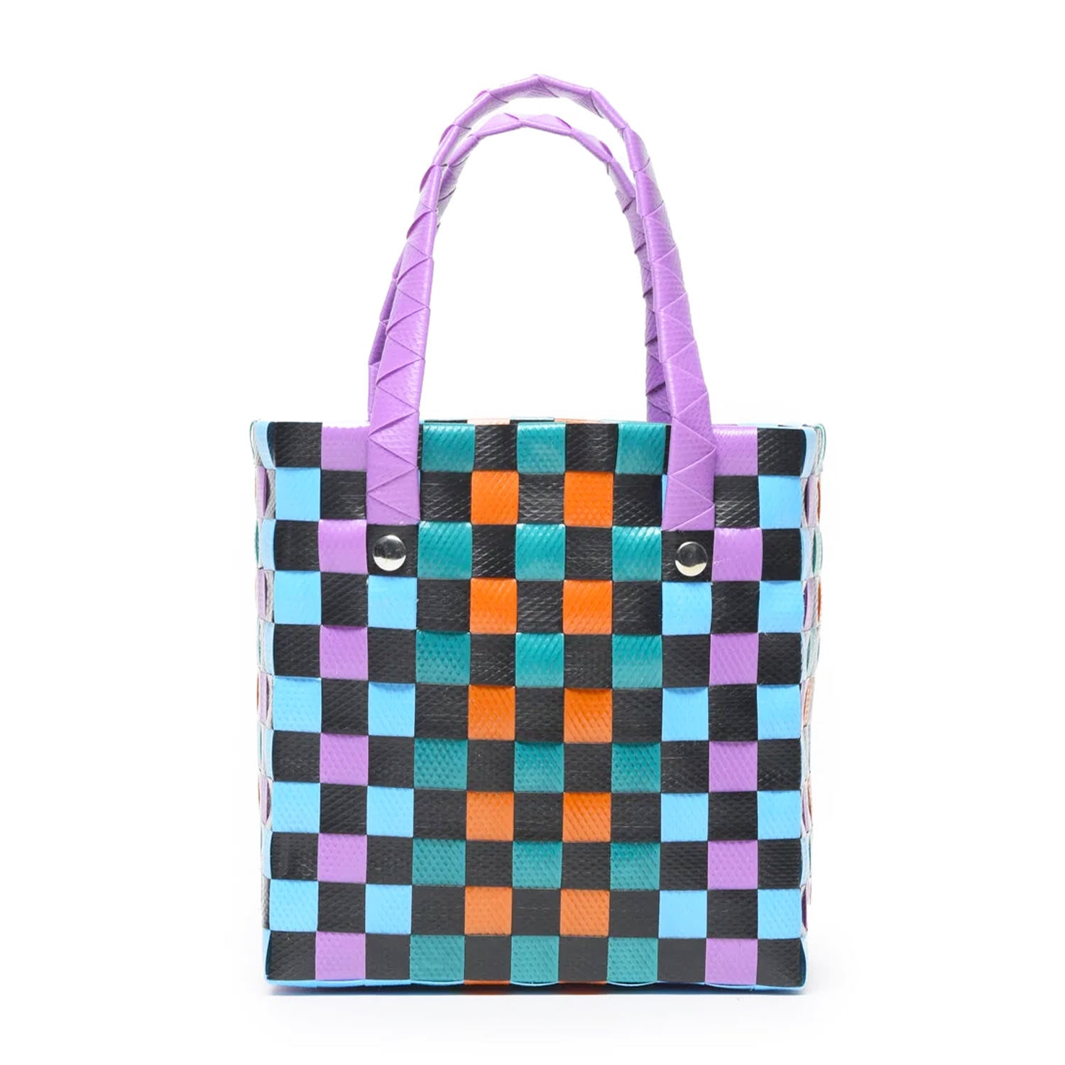 Borsa Marni mini a cestino viola e multicolor - annameglio.com abbigliamento moda