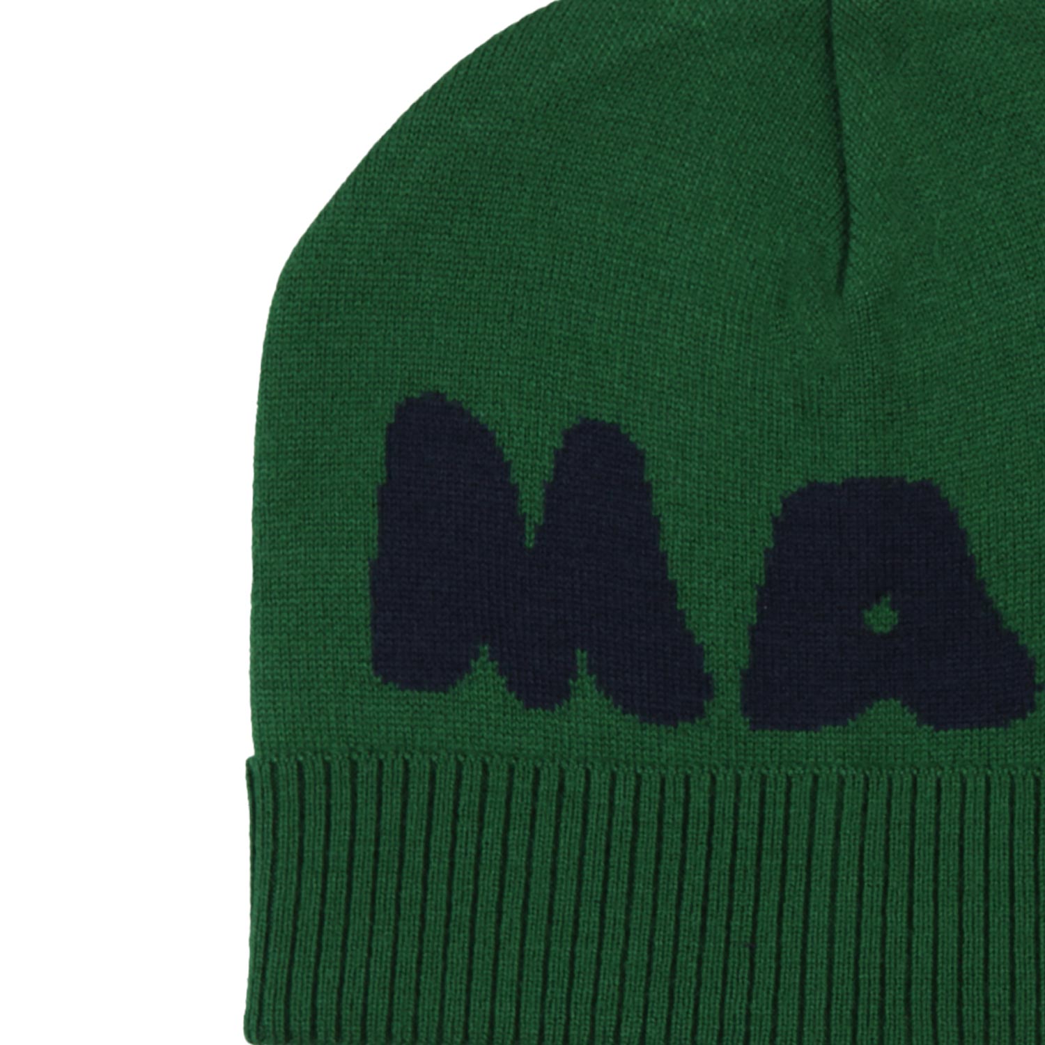 Berretto unisex Marni verde con logo blu - annameglio.com abbigliamento moda