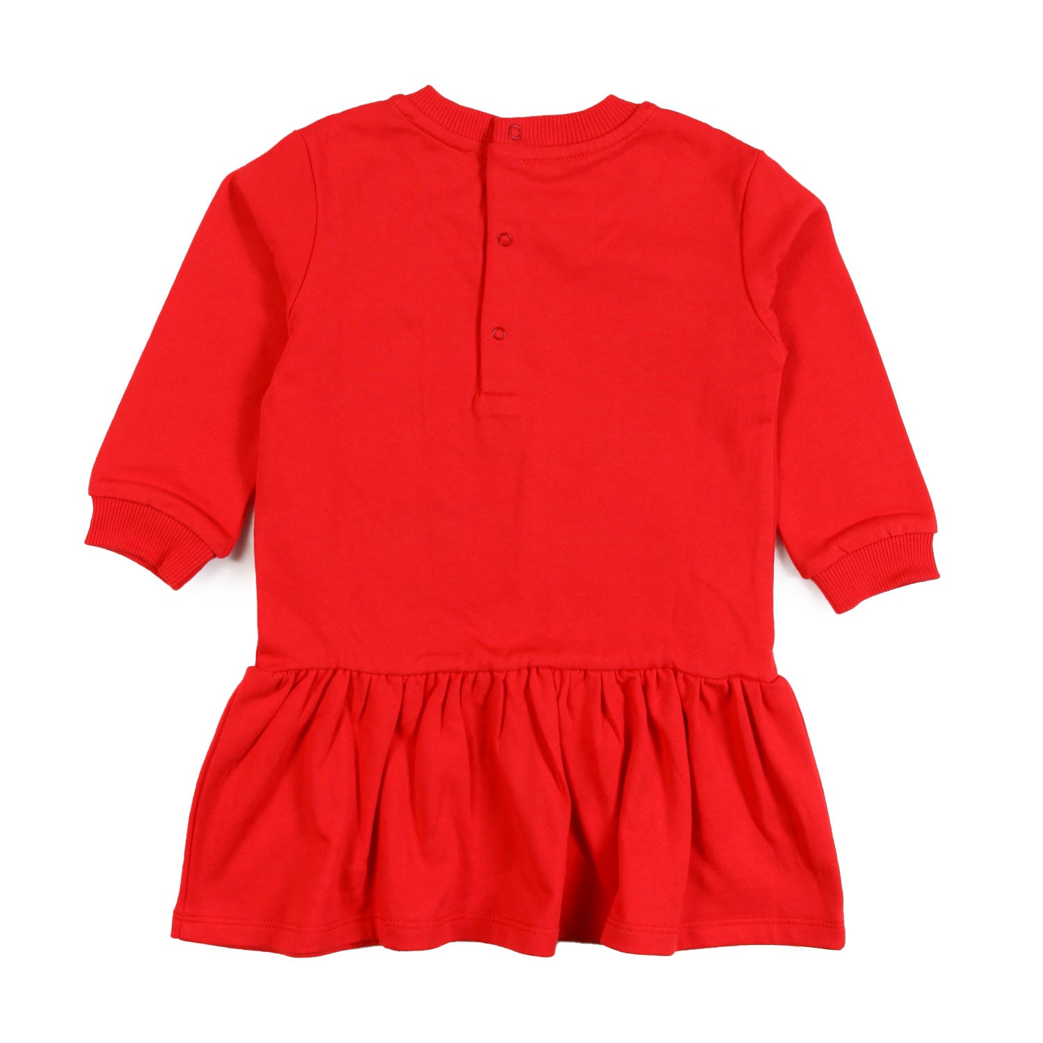 Abito felpa rosso bimba con Teddy Bears Moschino - annameglio.com abbigliamento moda