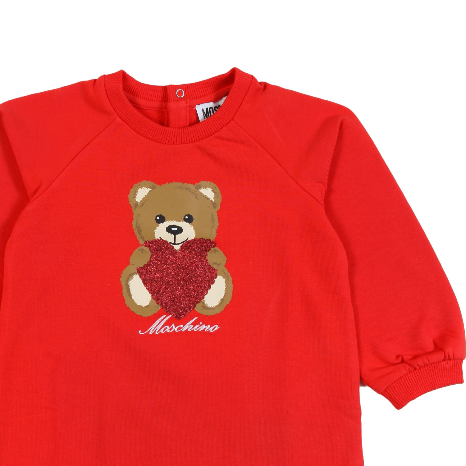 Abito felpa rosso Moschino bimba - annameglio.com abbigliamento moda