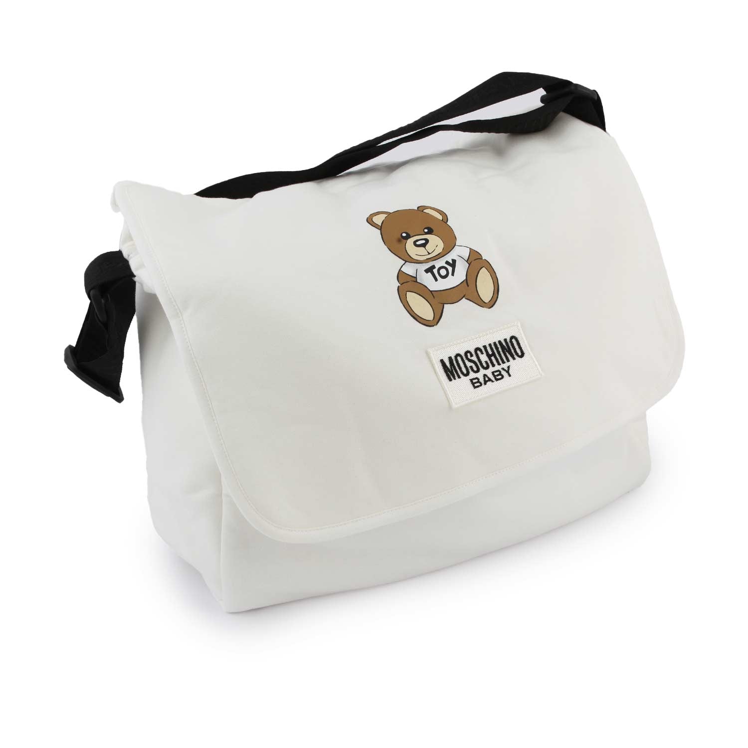 Borsa fasciatoio bianca con Teddy Bear - annameglio.com abbigliamento moda