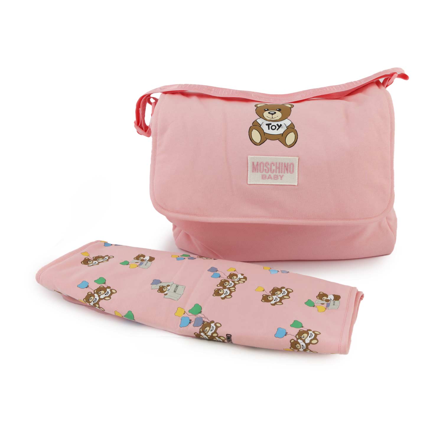 Borsa fasciatoio rosa con Teddy Bear - annameglio.com abbigliamento moda
