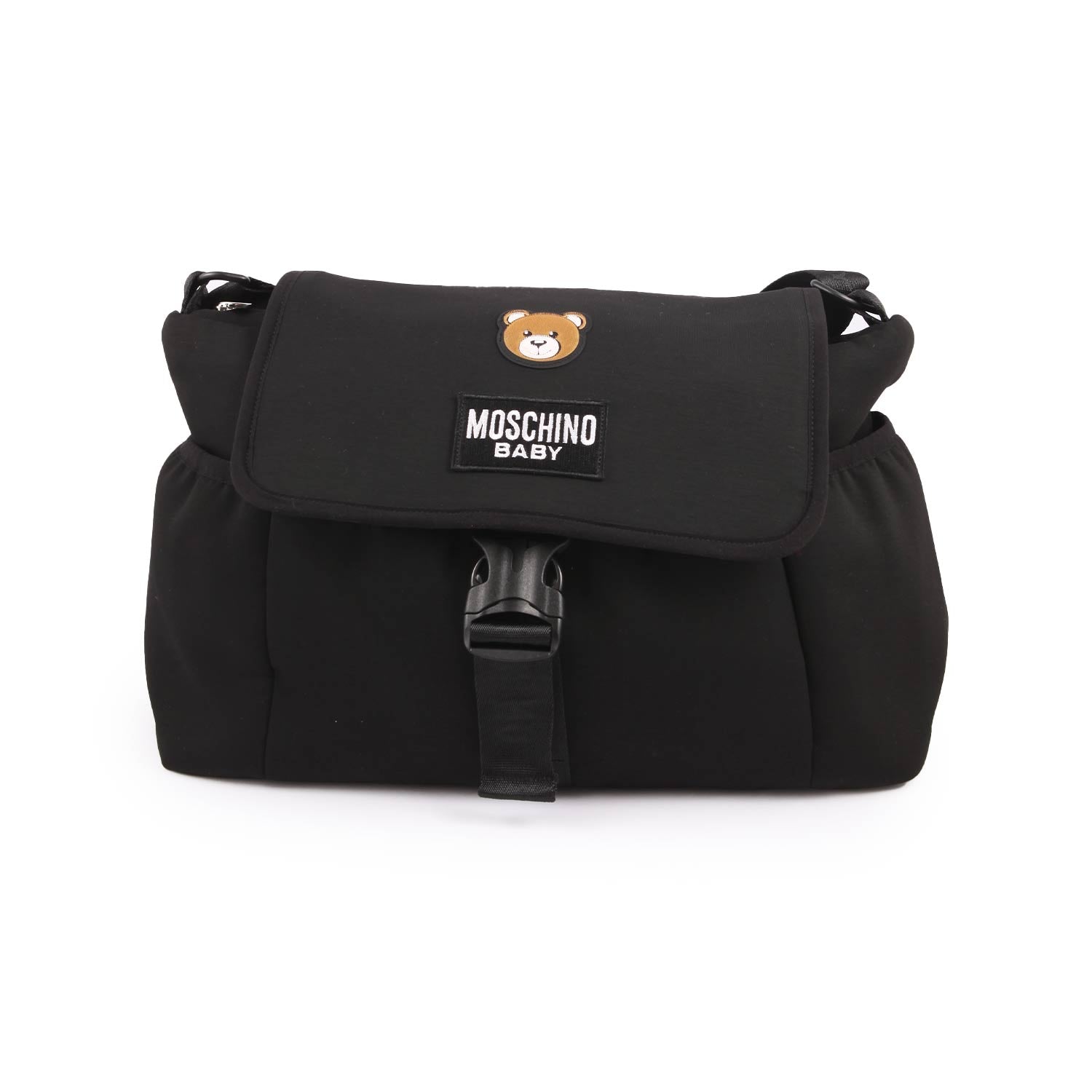 Borsa fasciatoio nera con Teddy Bear - annameglio.com abbigliamento moda