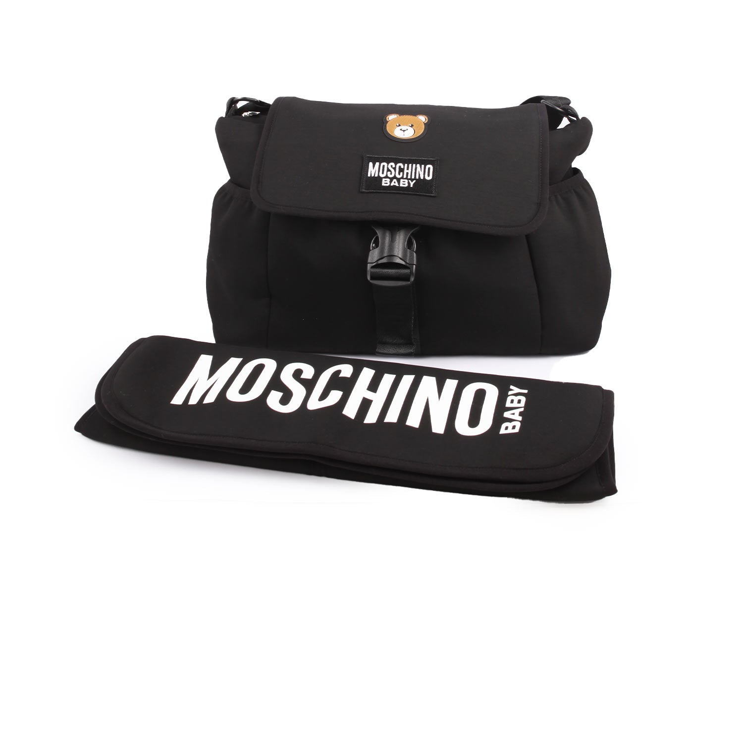 Borsa fasciatoio nera con Teddy Bear - annameglio.com abbigliamento moda