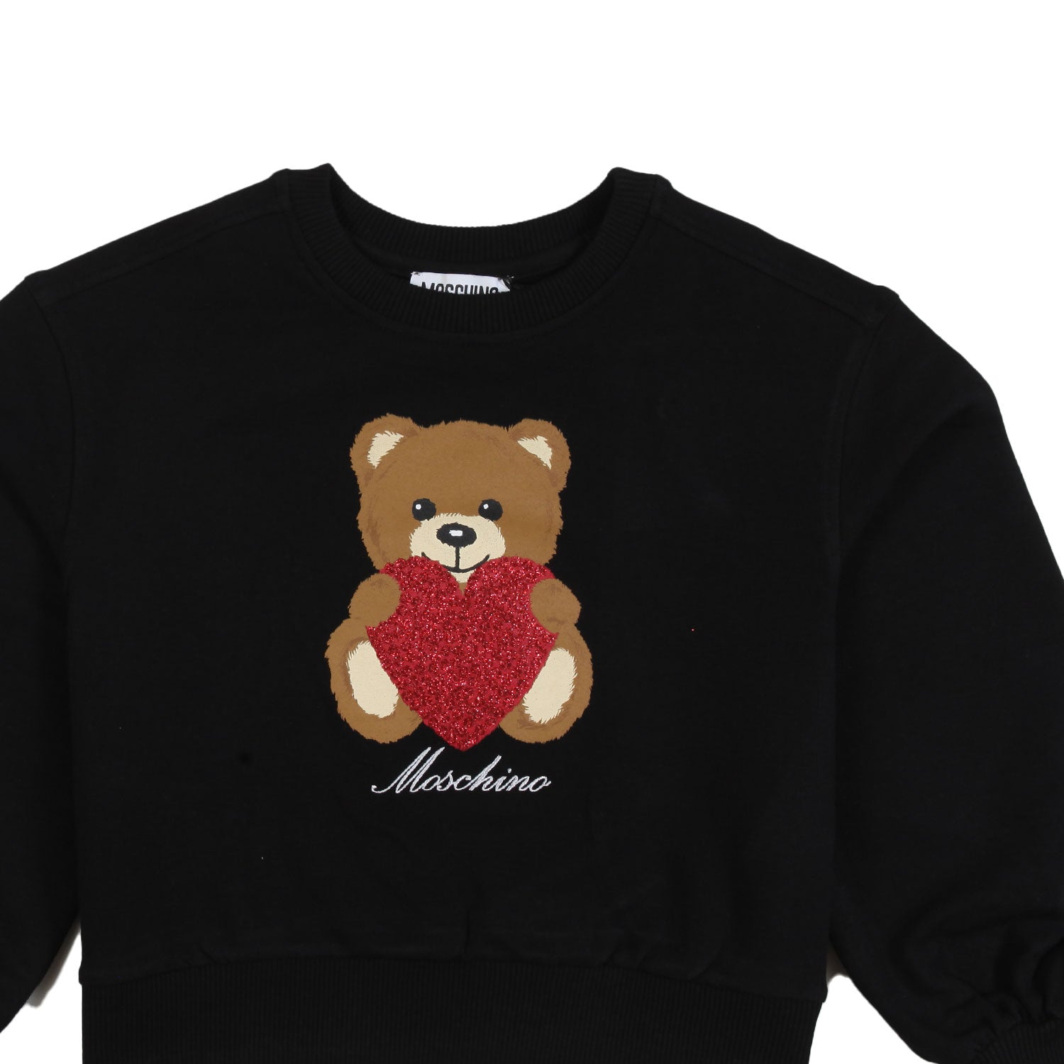 Felpa Teddy Bear Moschino nera Bambina - annameglio.com abbigliamento moda