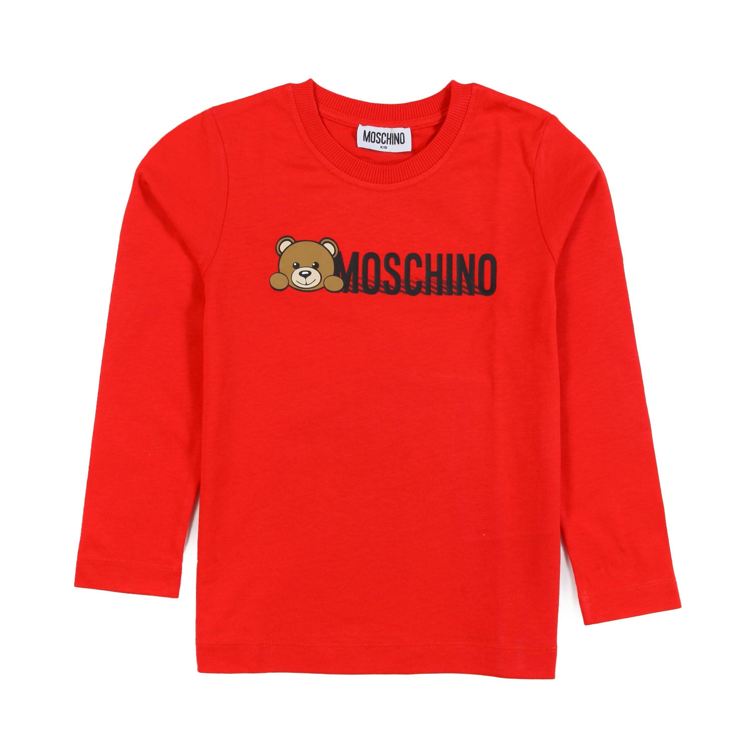 T-shirt unisex rossa con logo Moschino Teddy Bear - annameglio.com abbigliamento moda