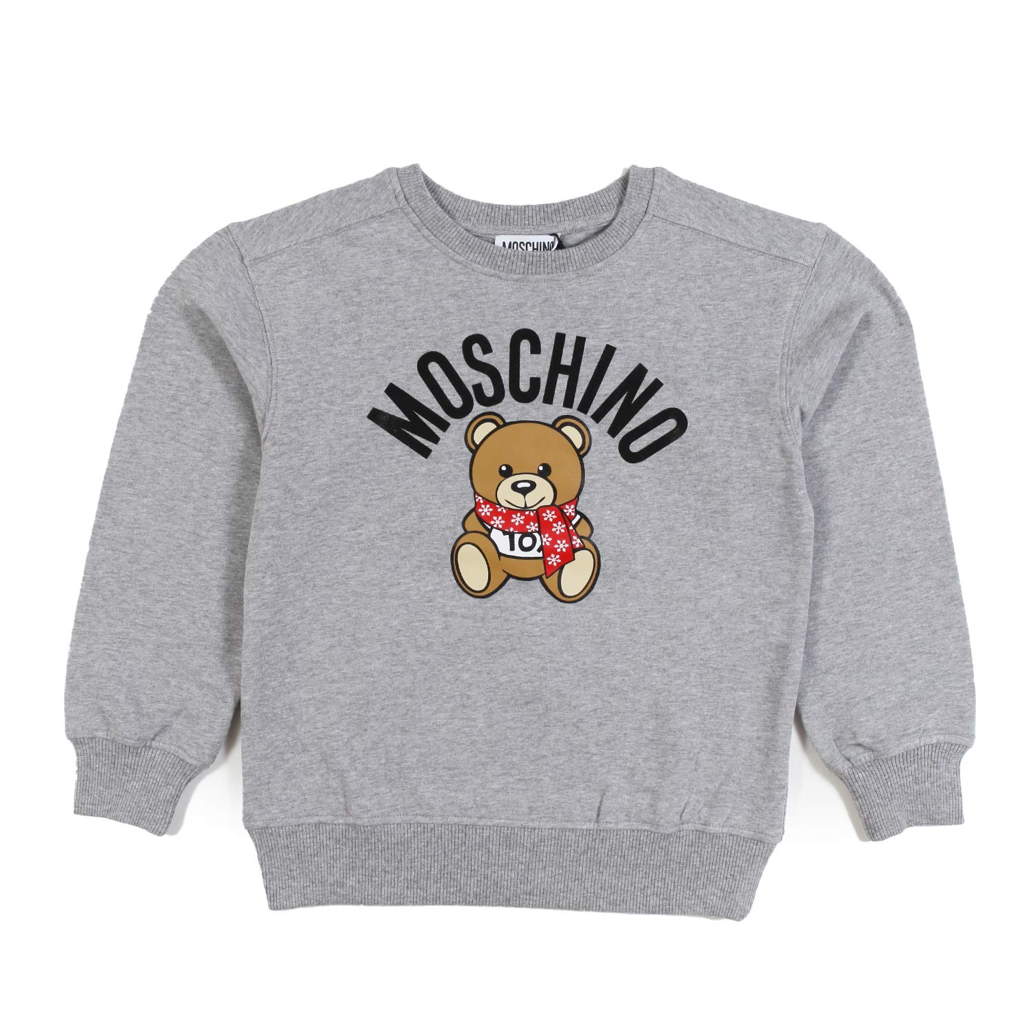 Felpa kids grigia con Orsetto Moschino - annameglio.com abbigliamento moda