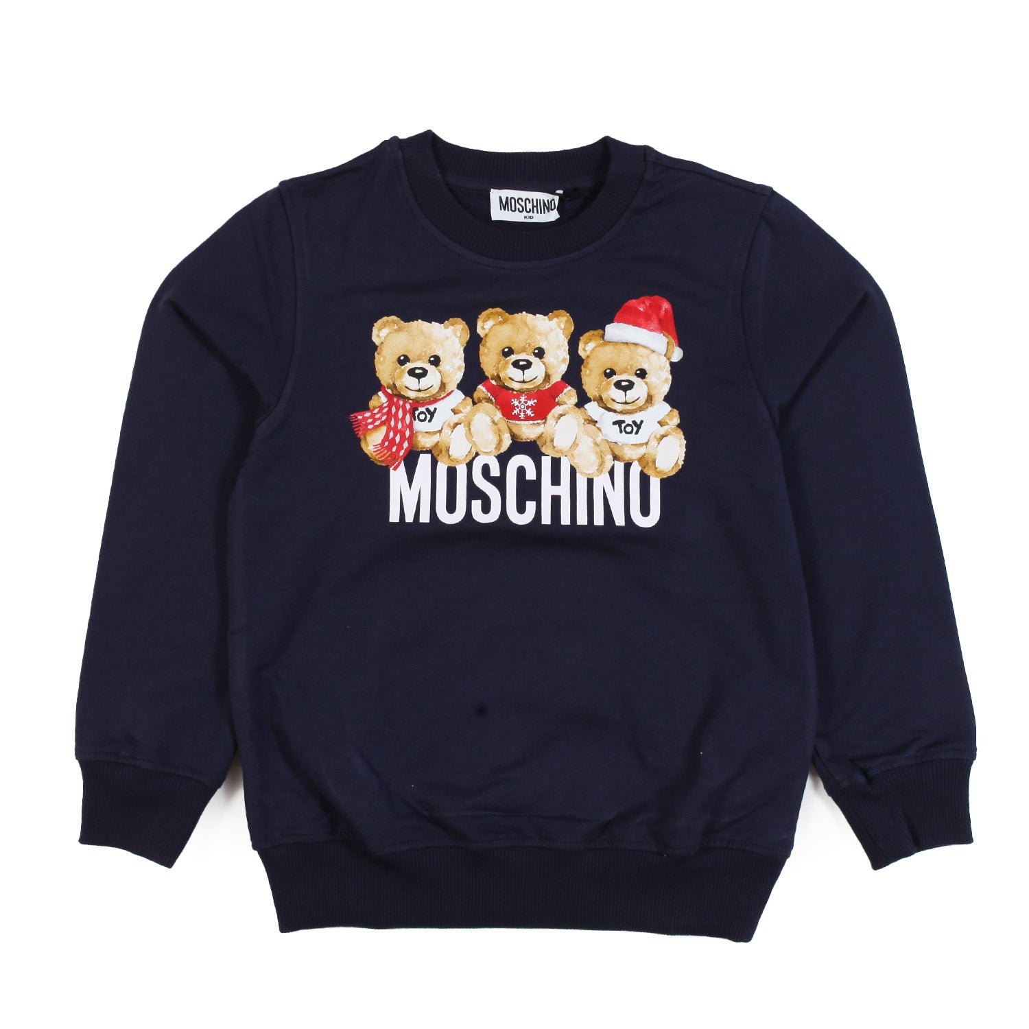 Felpa kids blu con Orsetti Moschino - annameglio.com abbigliamento moda