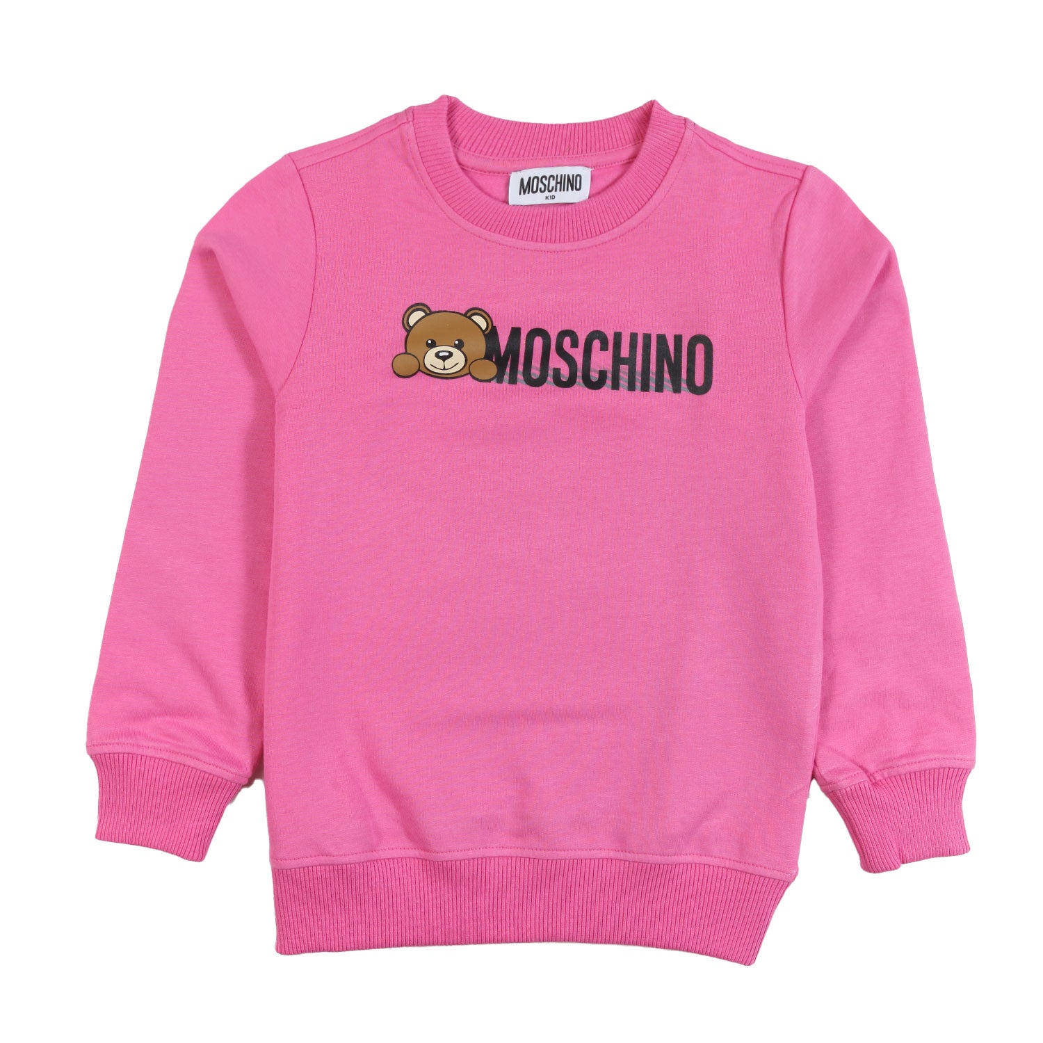 Felpa Moschino Teddy Bear fucsia Bambina - annameglio.com abbigliamento moda