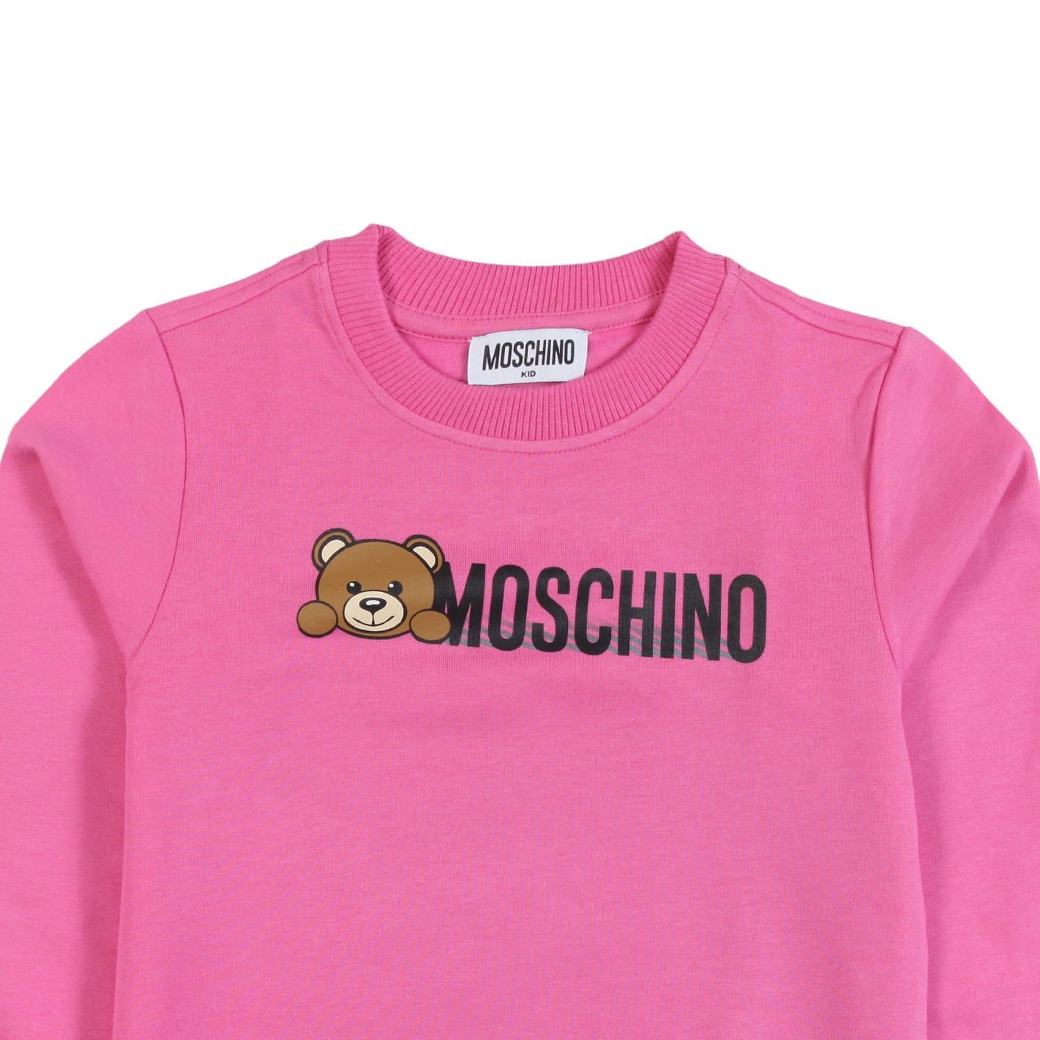 Felpa Moschino Teddy Bear fucsia Bambina - annameglio.com abbigliamento moda