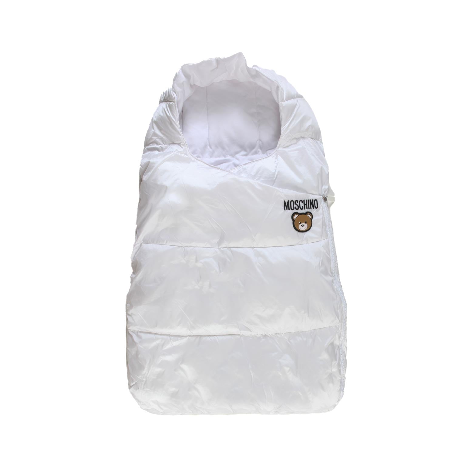 Sacco nanna Moschino Baby bianco perlato - annameglio.com abbigliamento moda