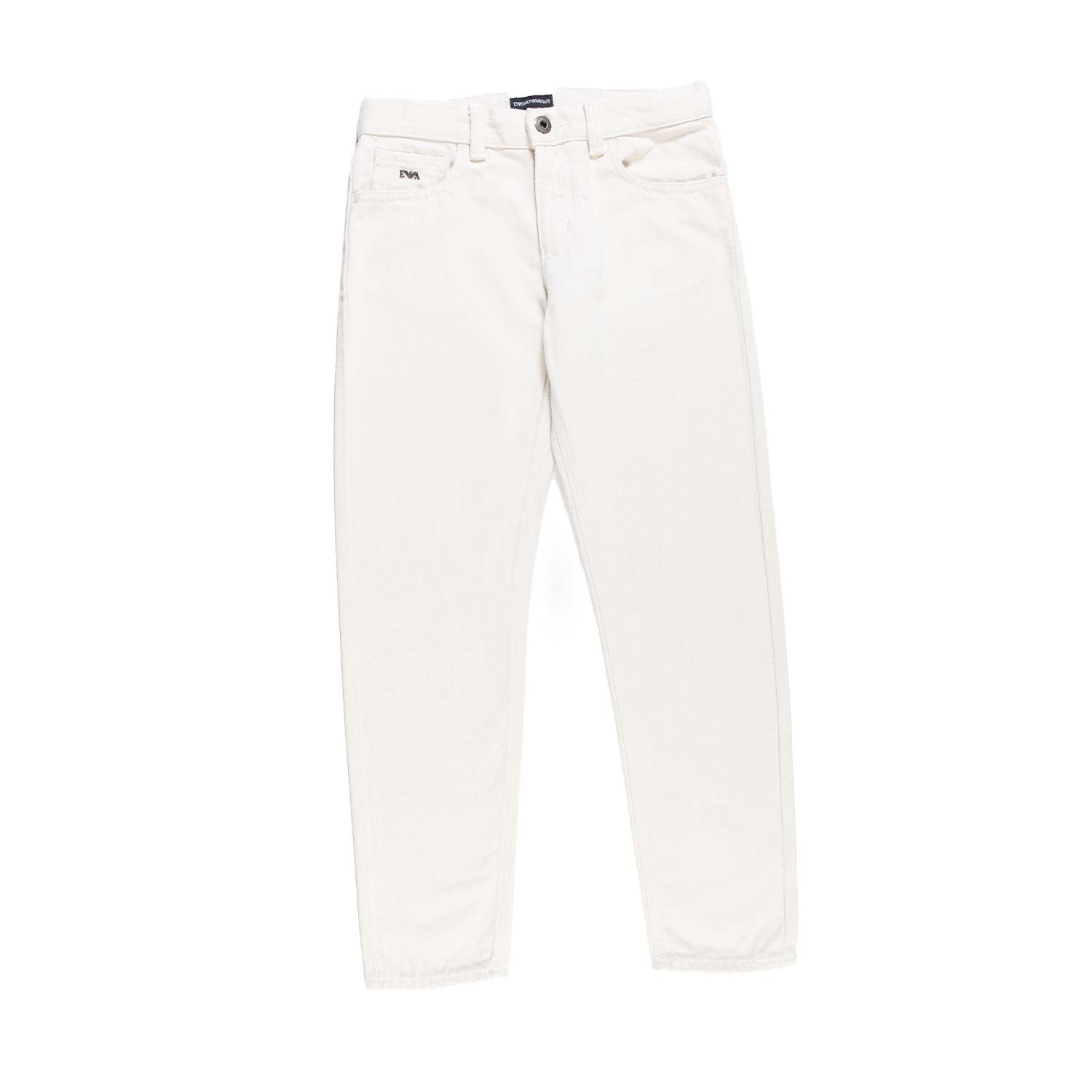 Pantalone Armani Junior beige chiaro melange - annameglio.com abbigliamento moda