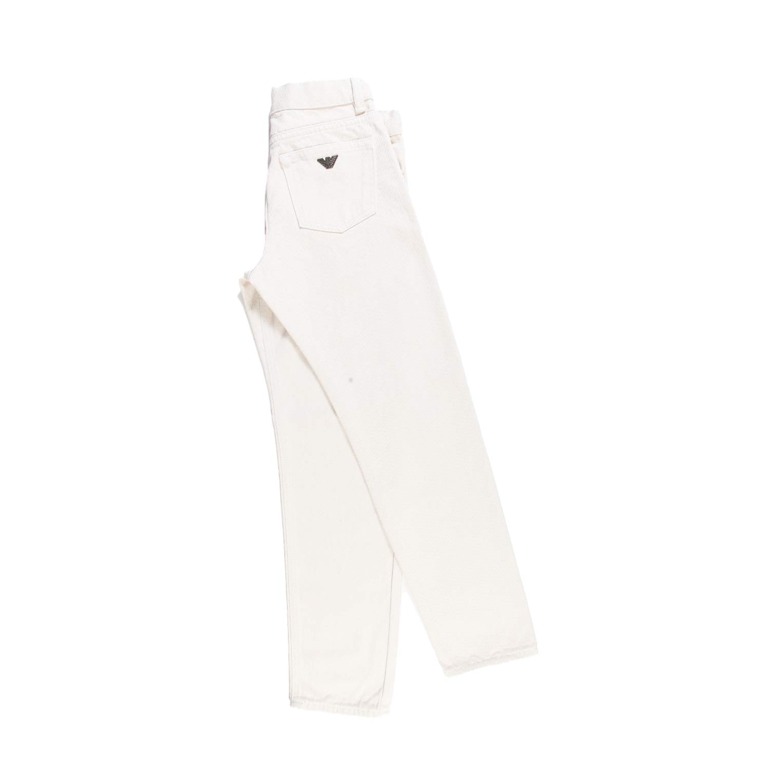 Pantalone Armani Junior beige chiaro melange - annameglio.com abbigliamento moda