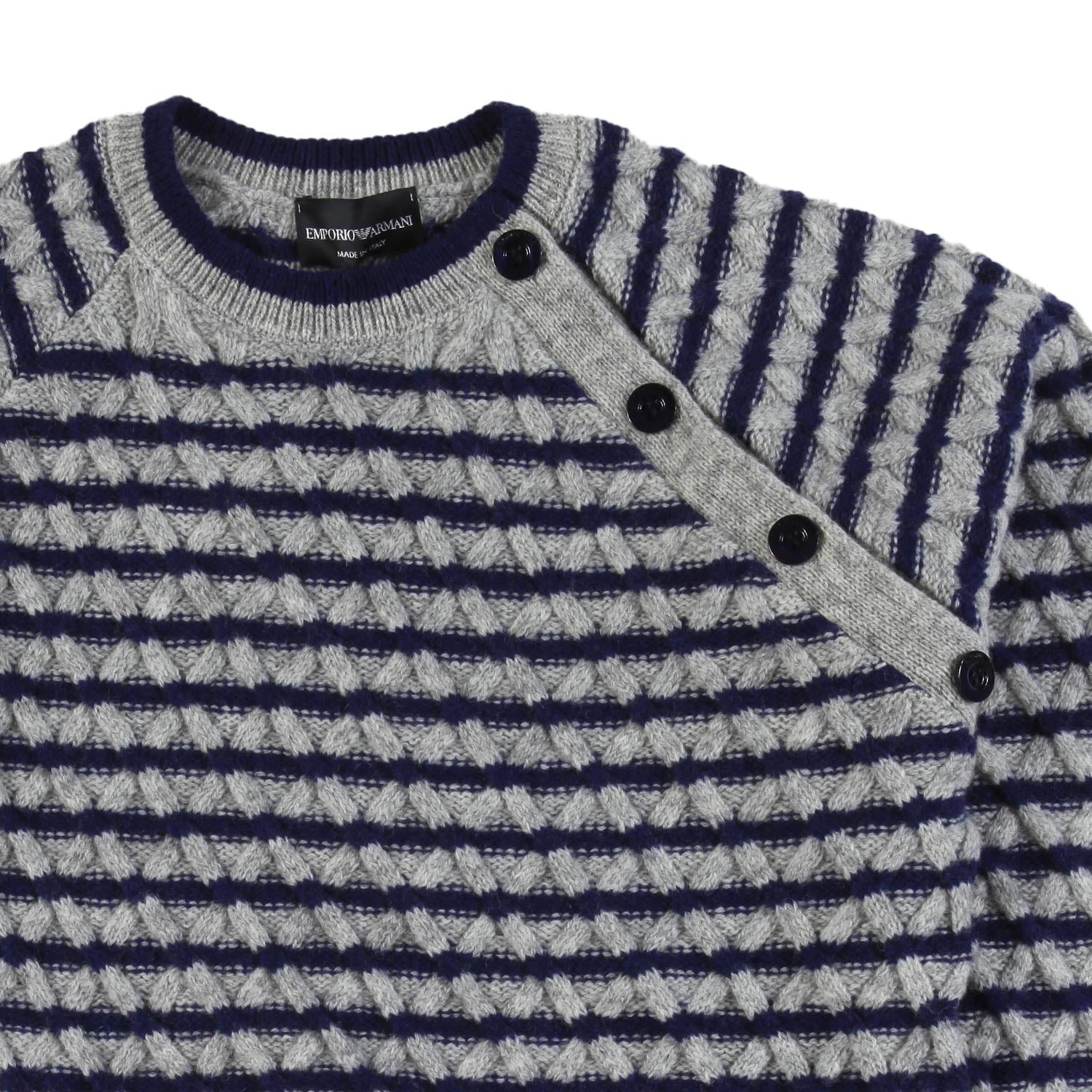 Maglione blu e grigio bambino - annameglio.com abbigliamento moda