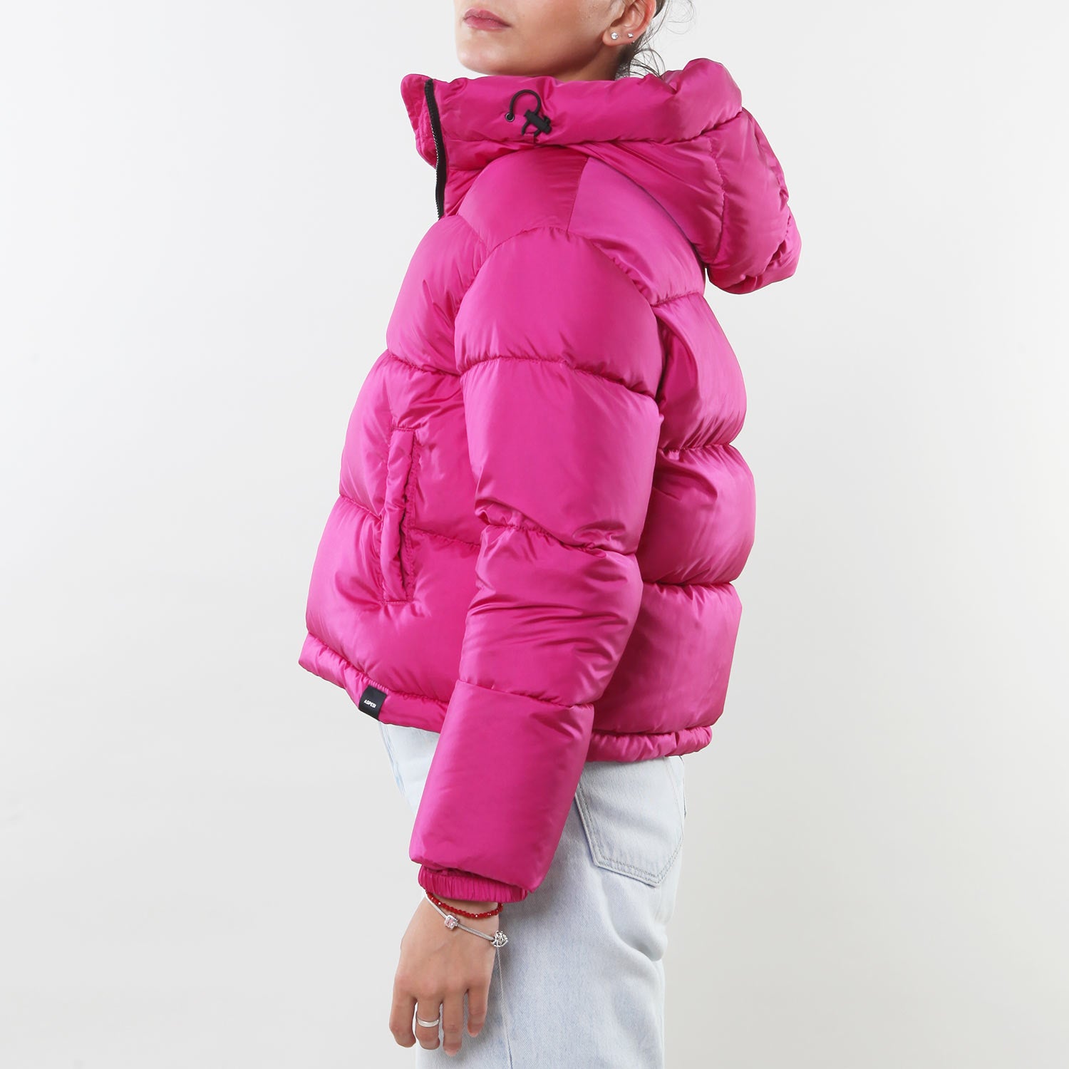 Piumino corto Aspesi magenta bambina e ragazza - annameglio.com abbigliamento moda