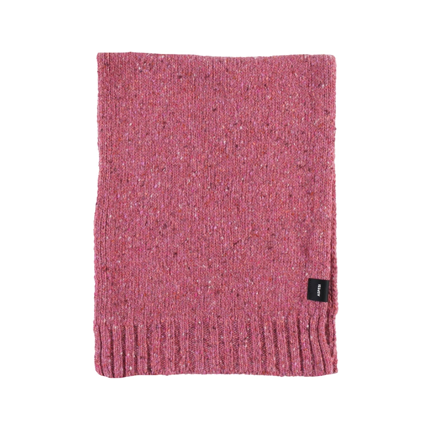 Sciarpa unisex Aspesi rosa pastello melange - annameglio.com abbigliamento moda