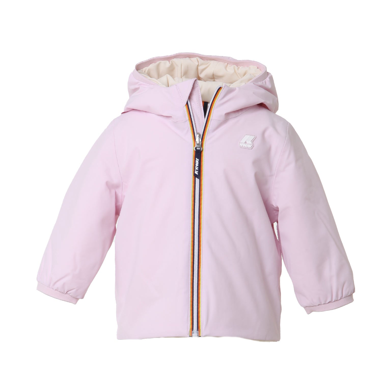 GIUBBOTTO JACK WARM DOUBLE ROSA E BEIGE BIMBA - annameglio.com abbigliamento moda