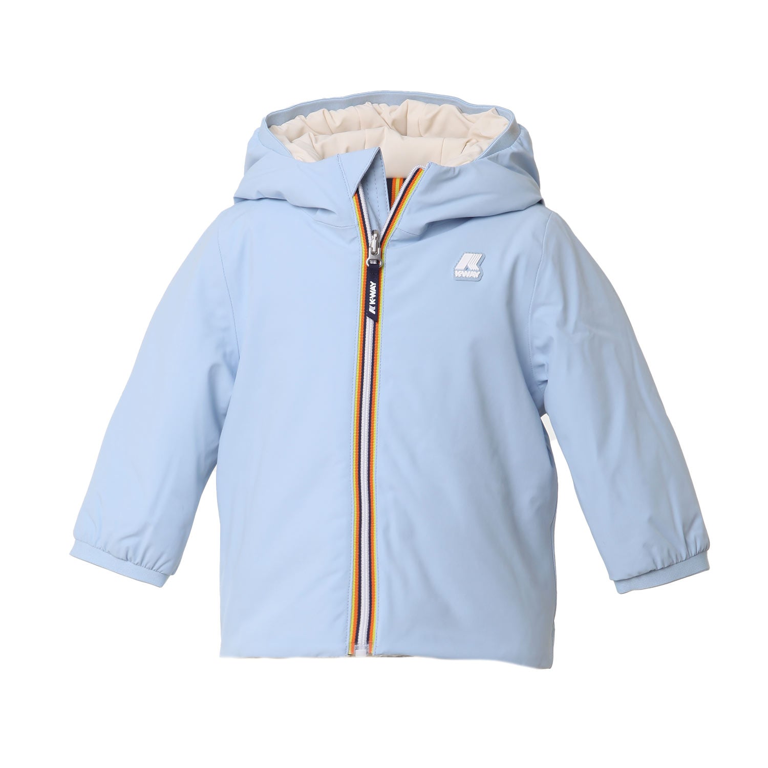 GIUBBOTTO JACK WARM DOUBLE CELESTE E BEIGE BIMBO - annameglio.com abbigliamento moda