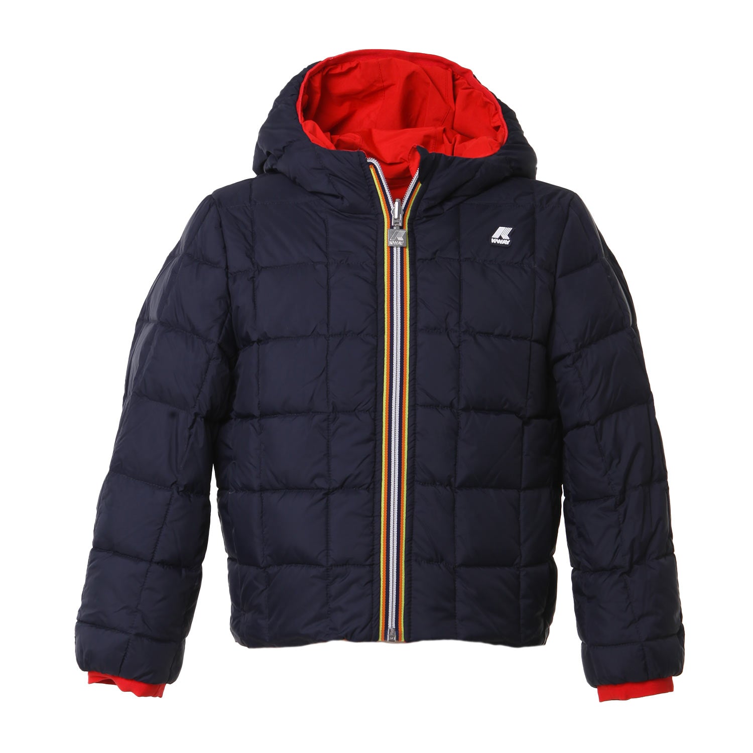 PIUMINO JACK ECO THERMO DOUBLE ROSSO E BLU - annameglio.com abbigliamento moda