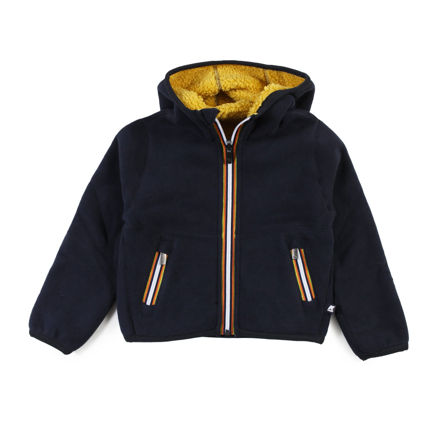 GIACCA JACK SHERPA POLAR DOUBLE BLU E GIALLA - annameglio.com abbigliamento moda
