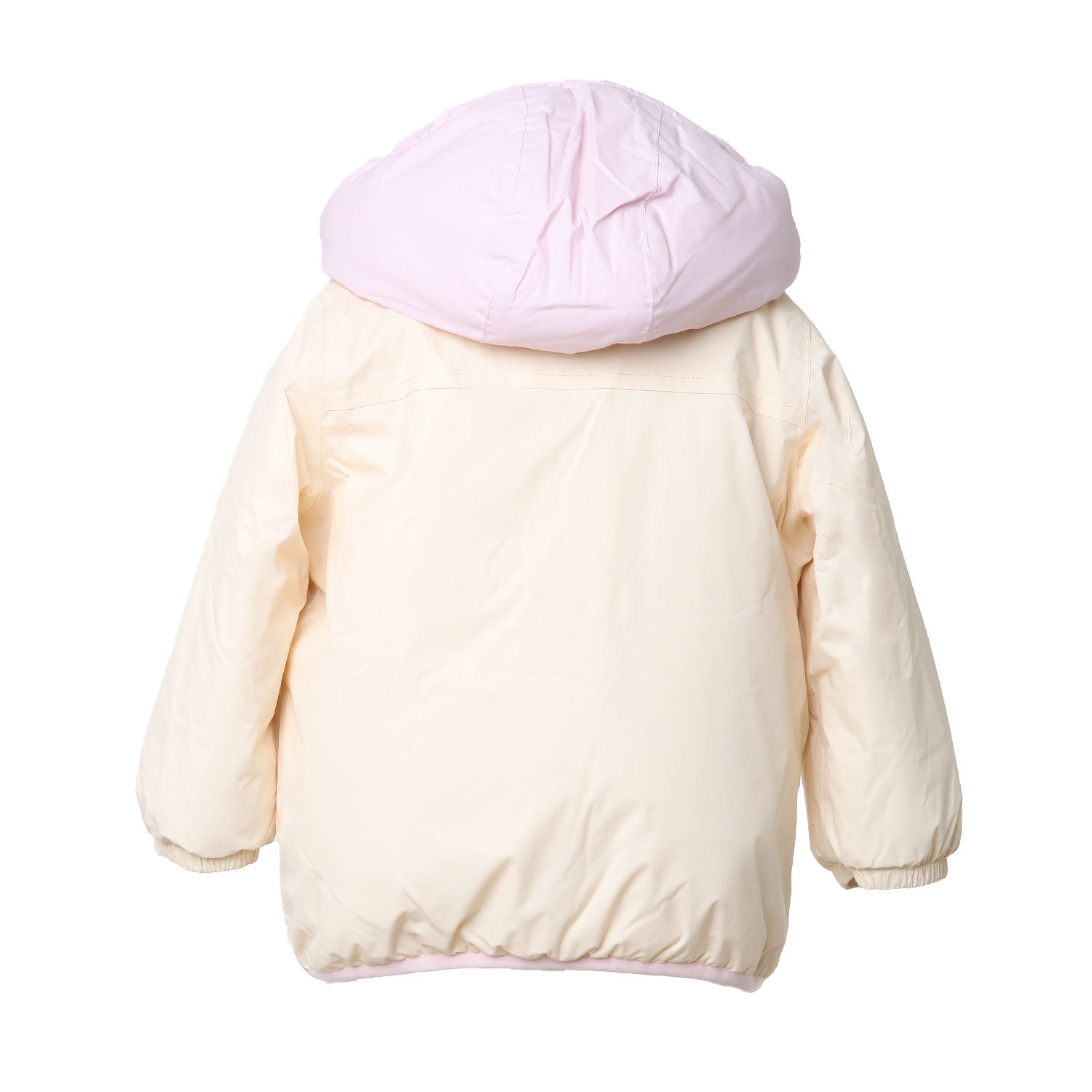 GIACCA CLAUDINE ORSETTO BEIGE E ROSA BIMBA - annameglio.com abbigliamento moda