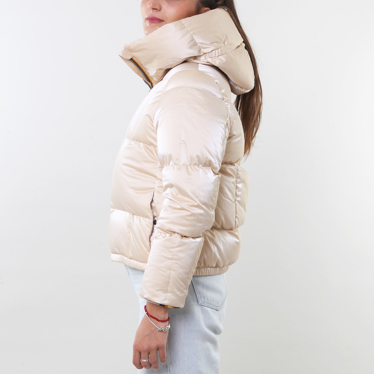 Piumino Esonne Heavy Brick beige metal - annameglio.com abbigliamento moda