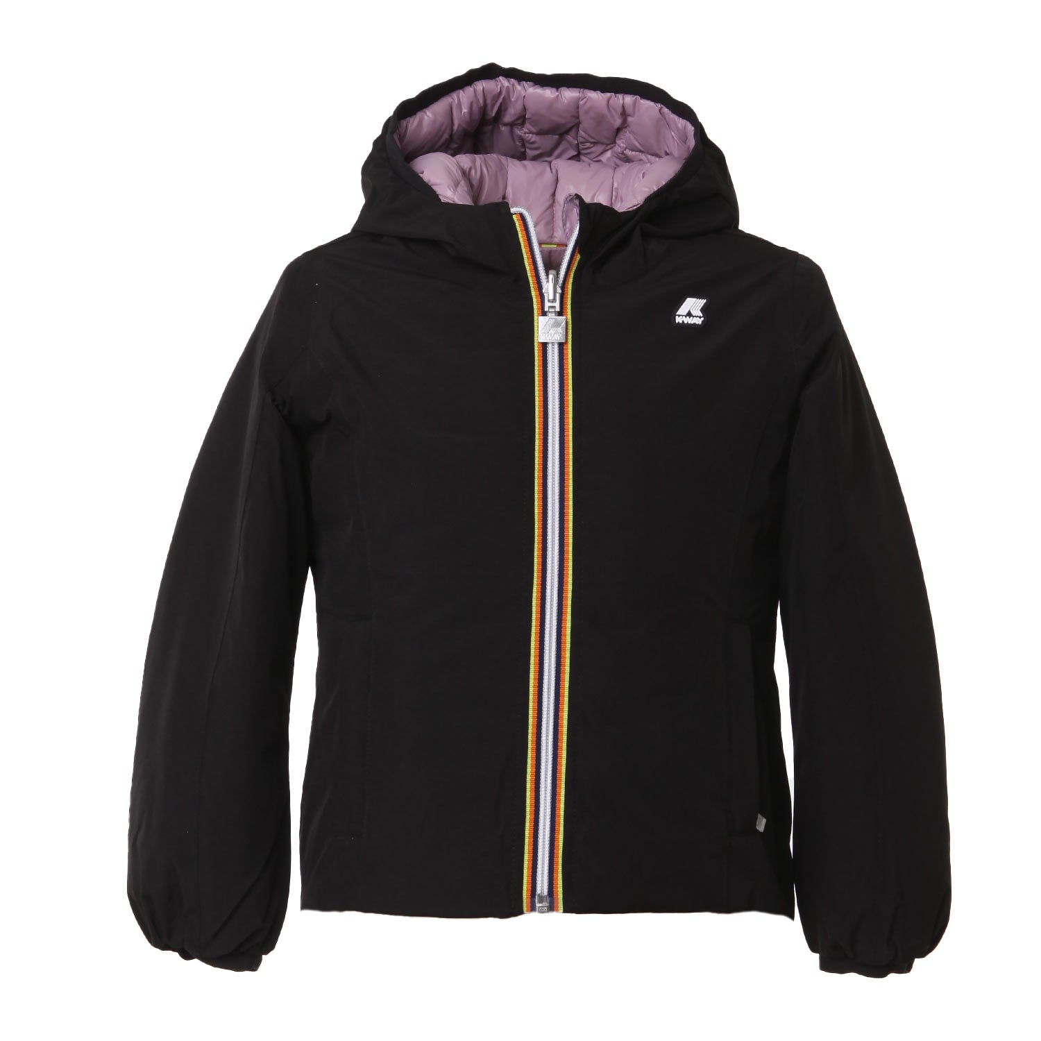 PIUMINO LILY ECO THERMO DOUBLE NERO E VIOLA - annameglio.com abbigliamento moda