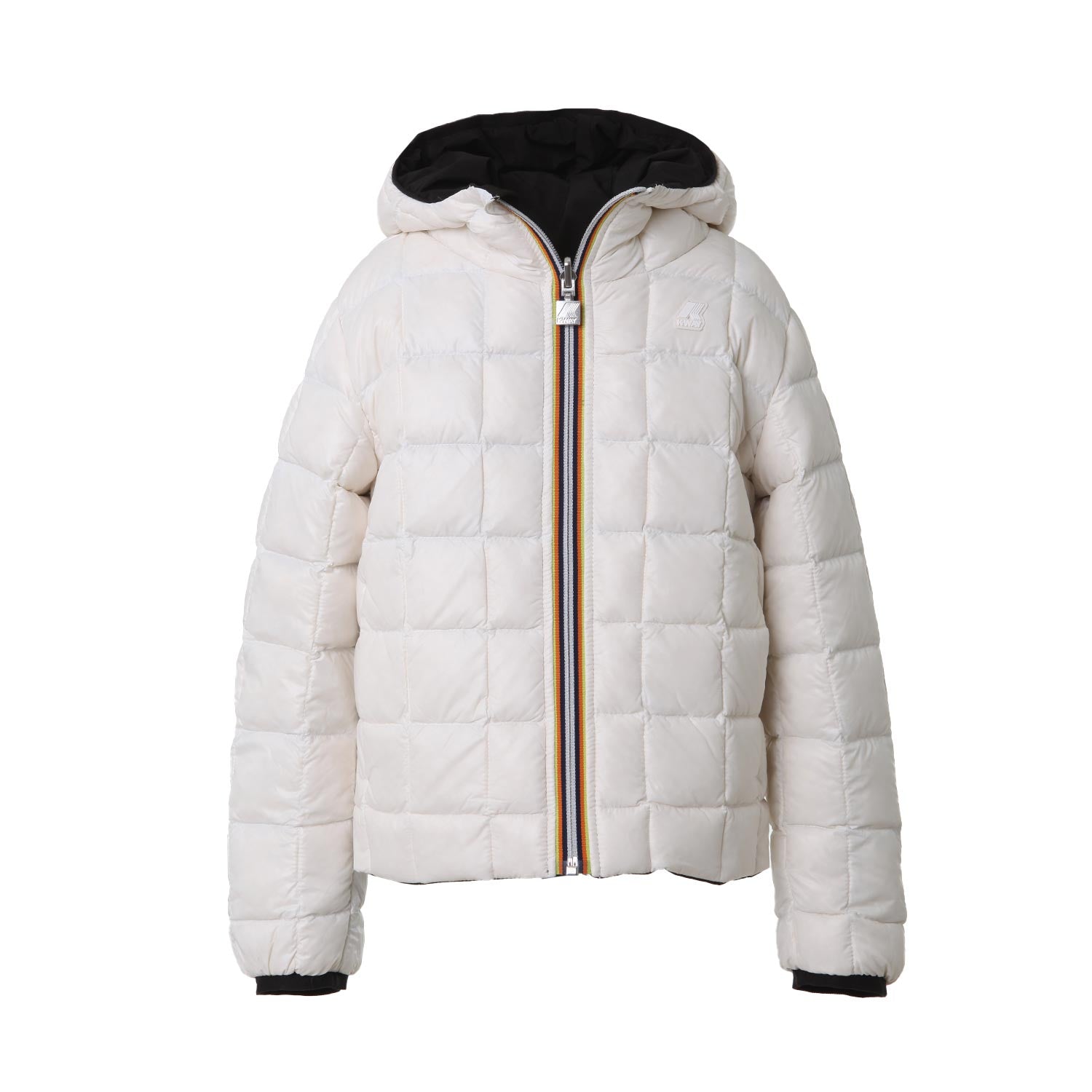 PIUMINO MARGUERITE ECO STRETCH NERO E BIANCO - annameglio.com abbigliamento moda