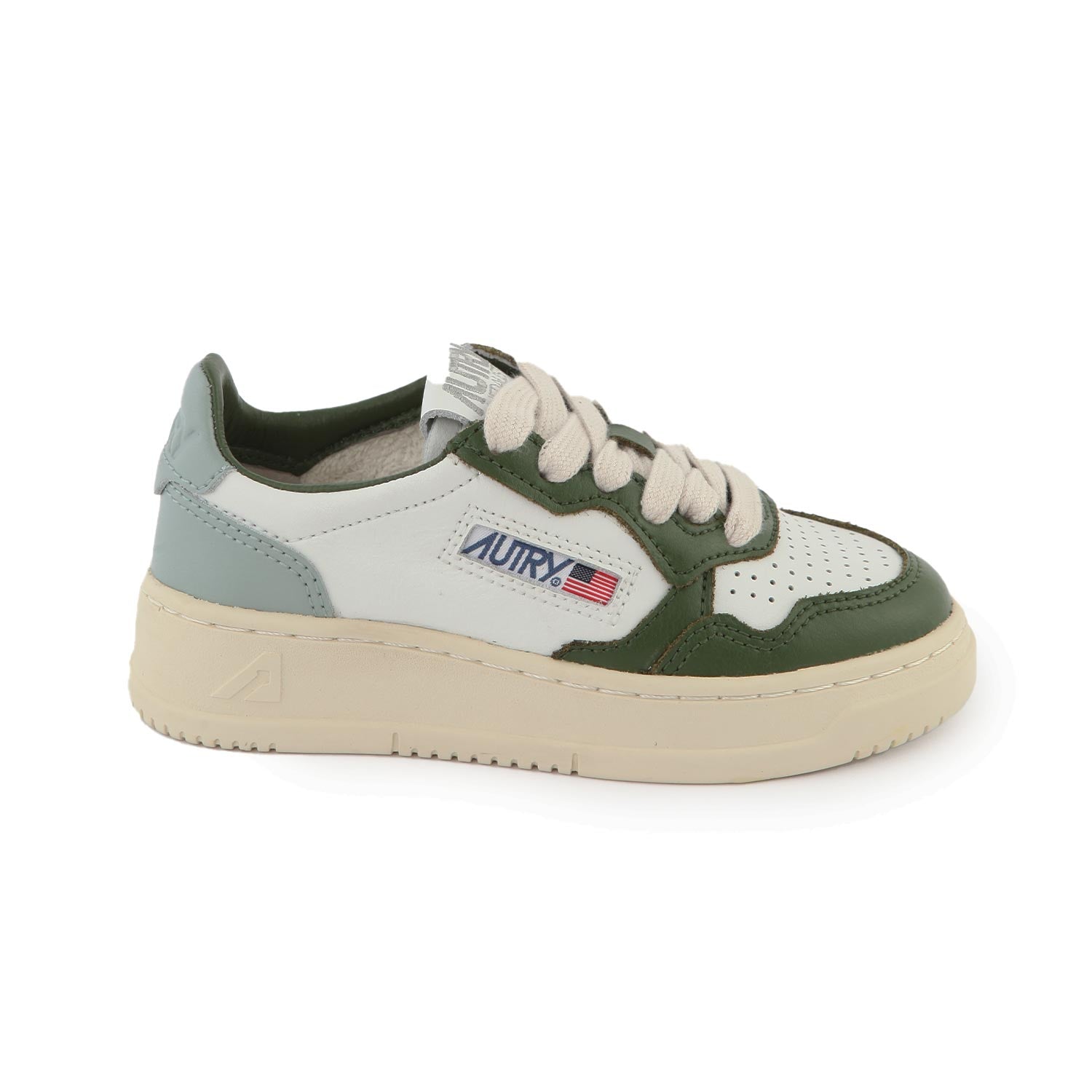 SNEAKER MEDALIST BIANCA E VERDE BAMBINO E BAMBINA - annameglio.com abbigliamento moda