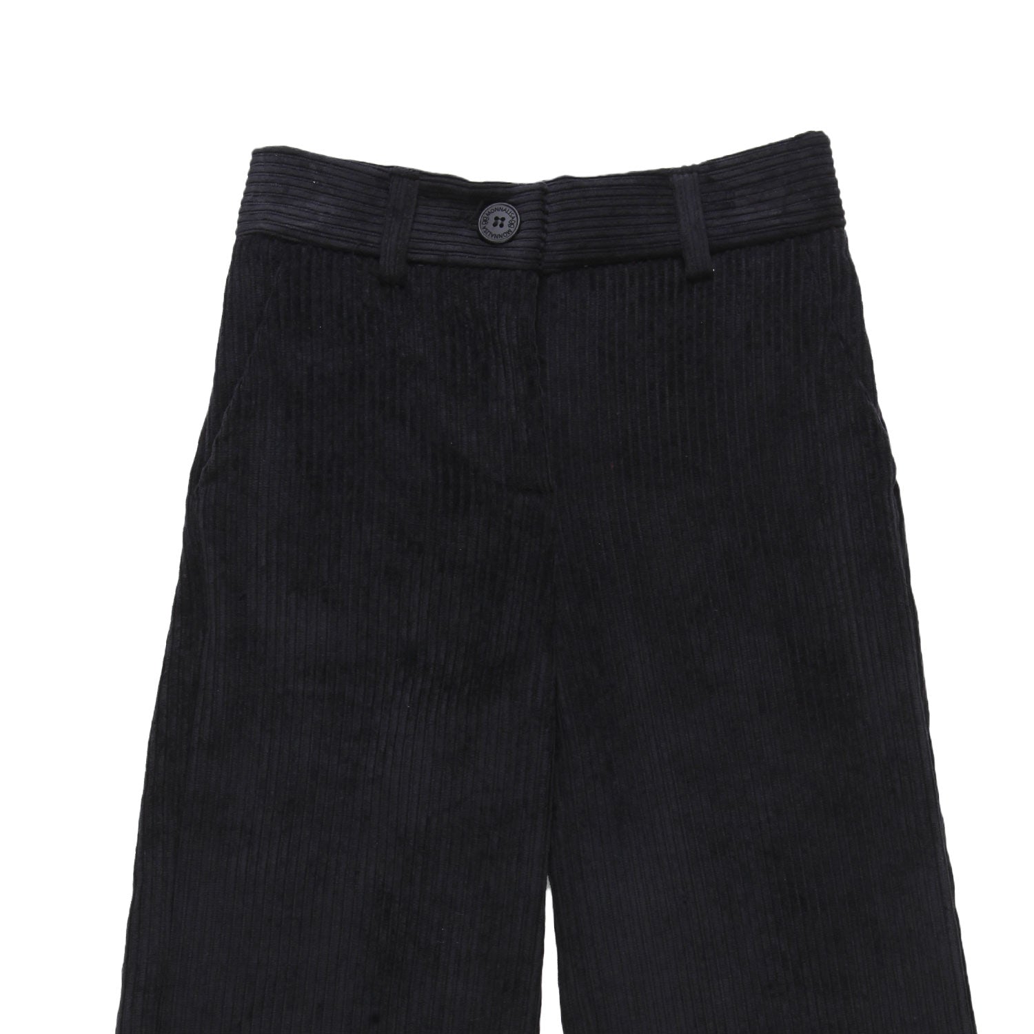 Pantalone Monnalisa velluto nero Bambina - annameglio.com abbigliamento moda