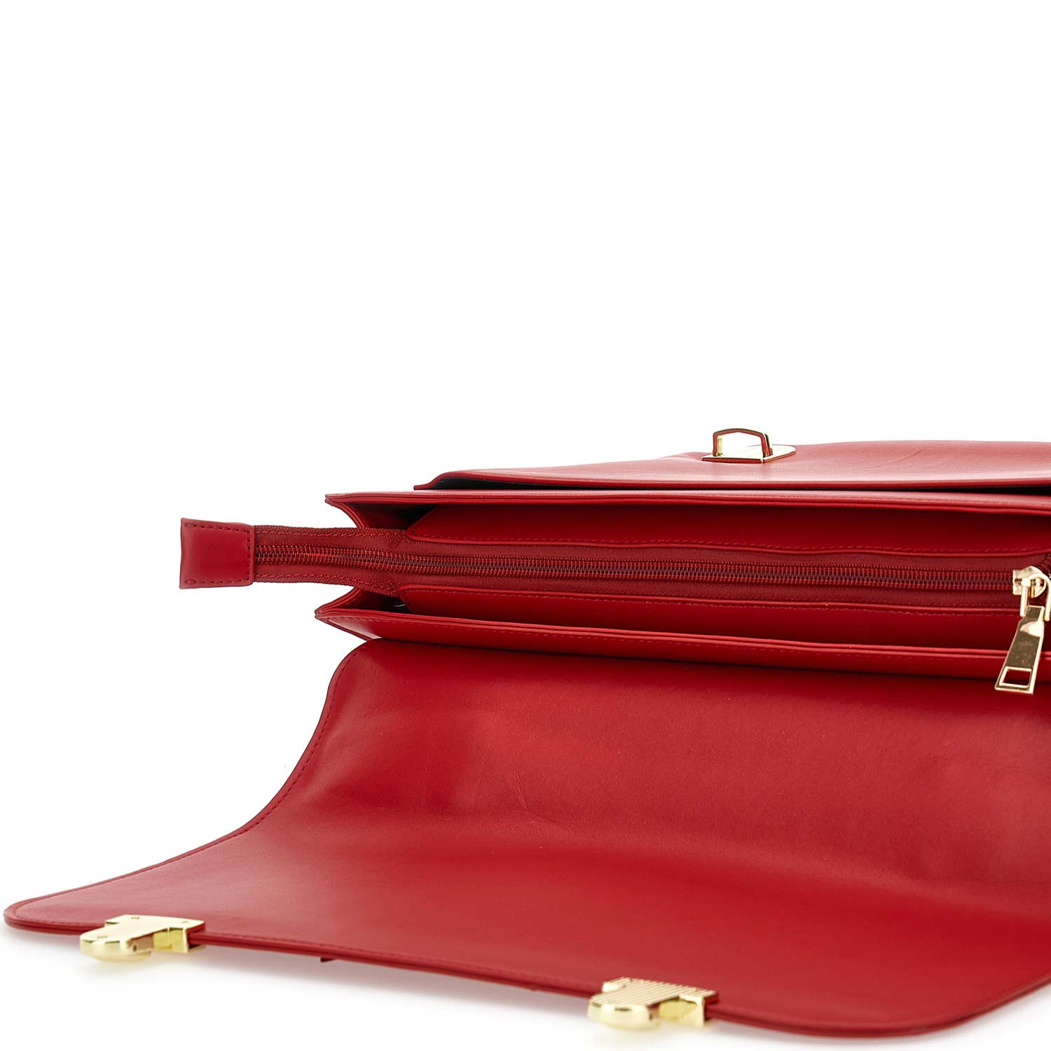 Cartella Monnalisa rossa e oro in pelle - annameglio.com abbigliamento moda