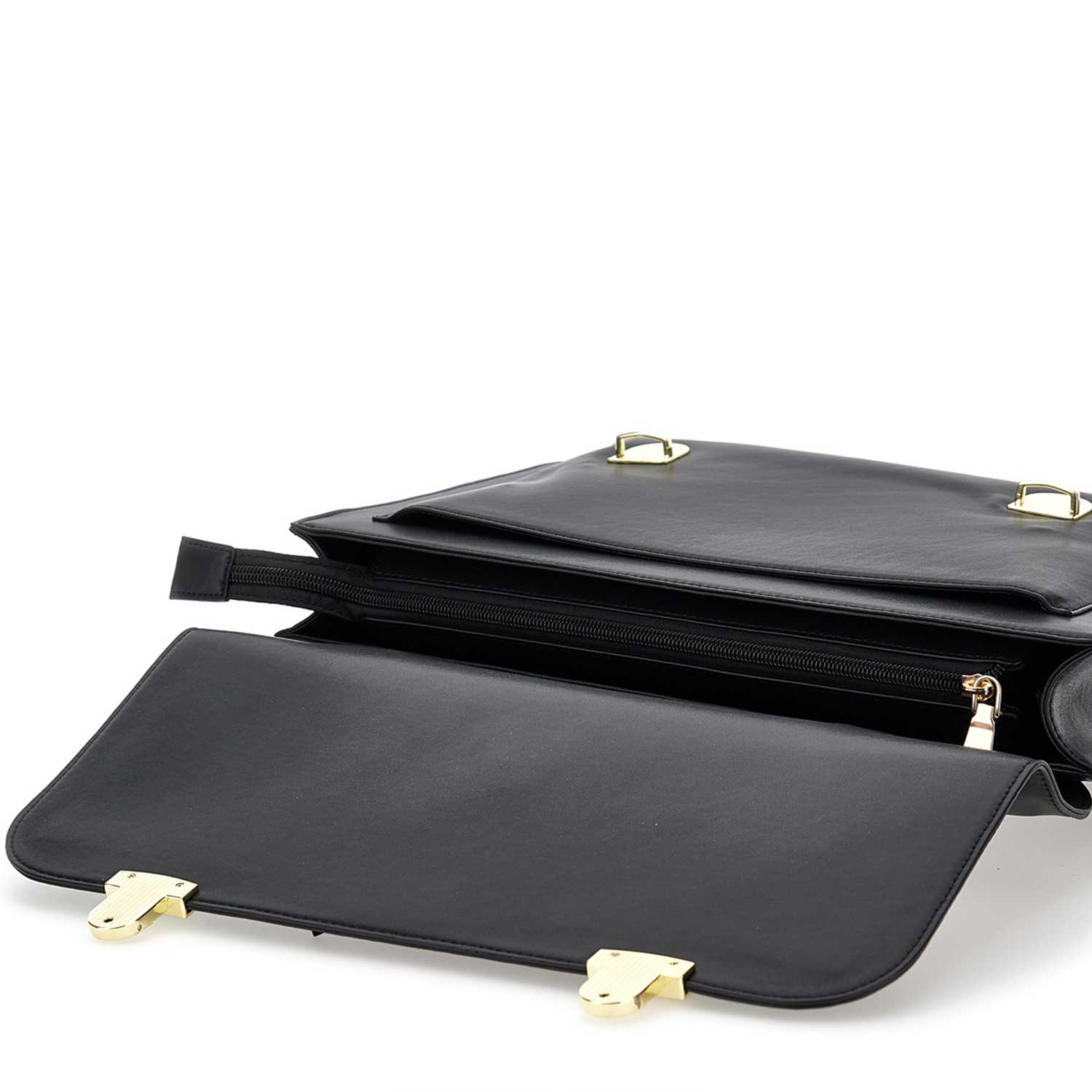 Cartella Monnalisa nera e oro in pelle - annameglio.com abbigliamento moda