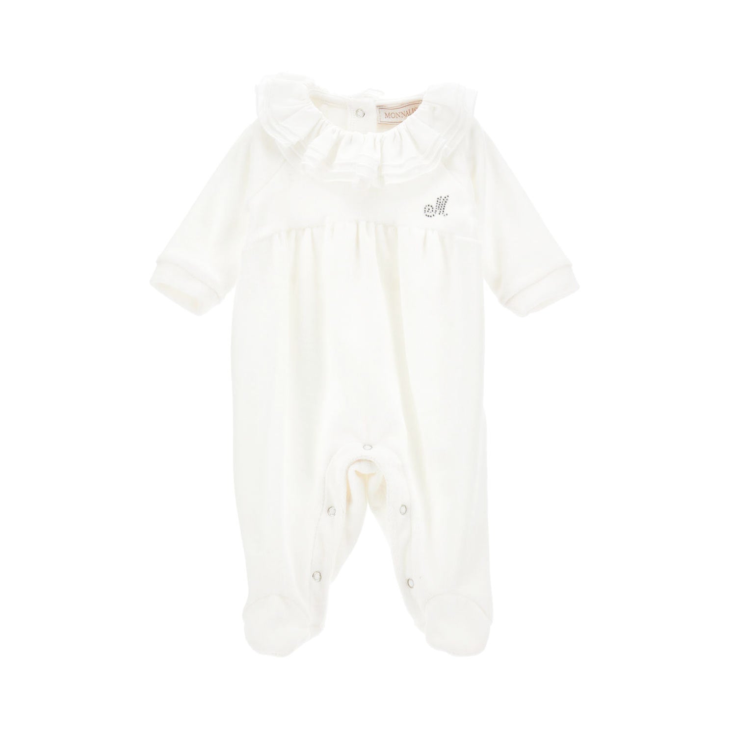 Tutina ciniglia Monnalisa panna neonata - annameglio.com abbigliamento moda