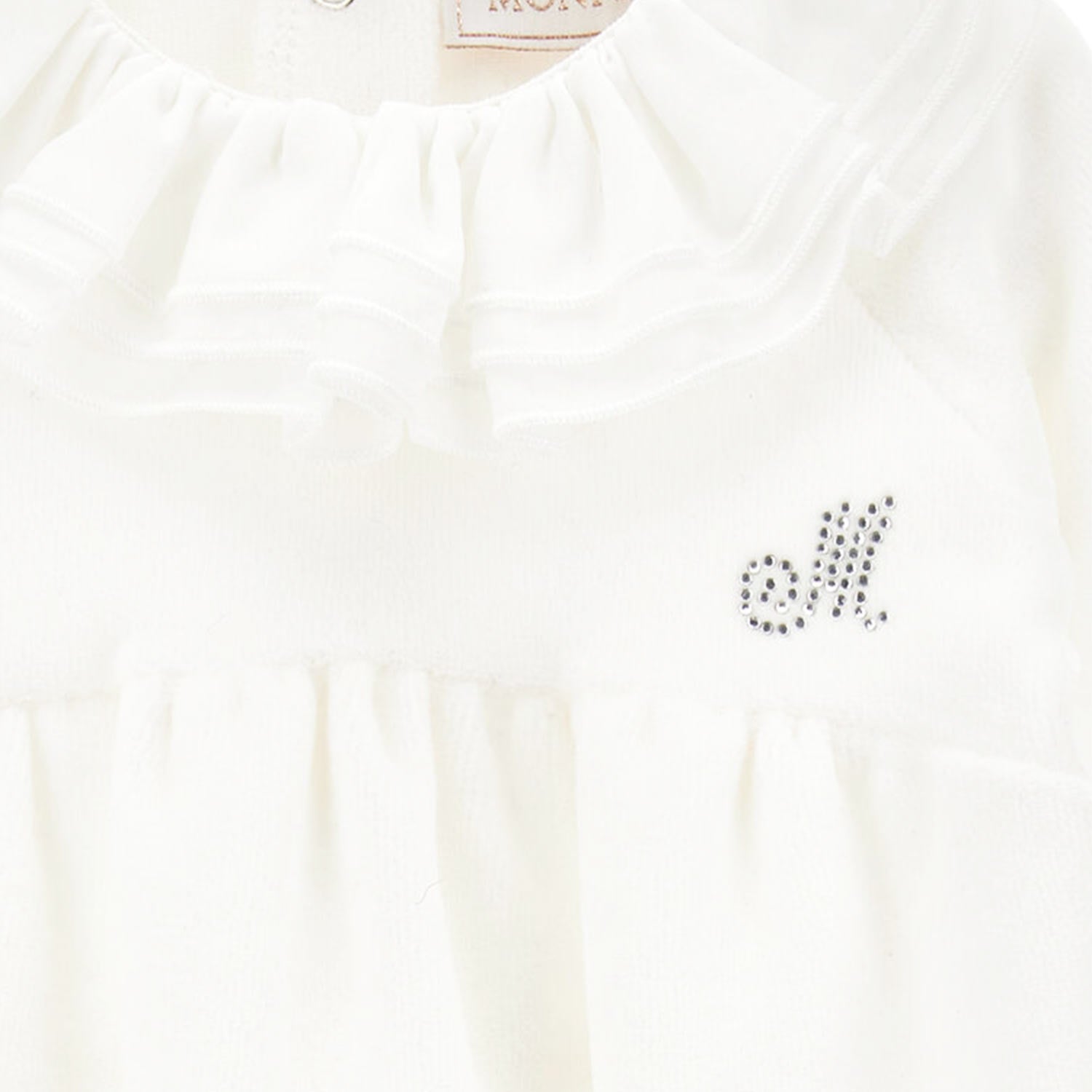 Tutina ciniglia Monnalisa panna neonata - annameglio.com abbigliamento moda