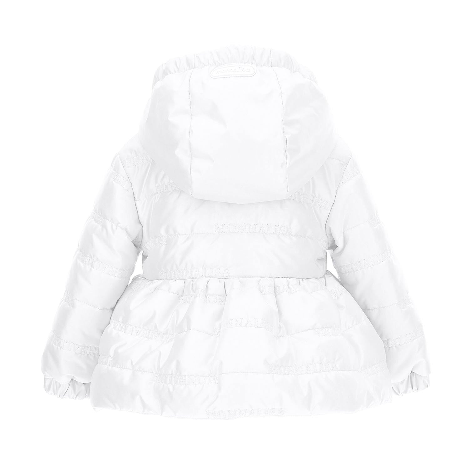 Piumino trapuntato bianco Monnalisa - annameglio.com abbigliamento moda