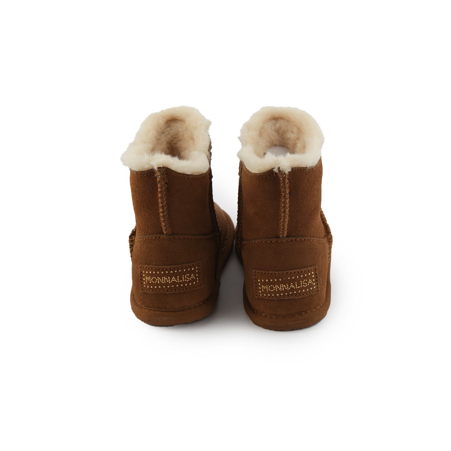 Scarponcini crosta e peluche Monnalisa marroni - annameglio.com abbigliamento moda