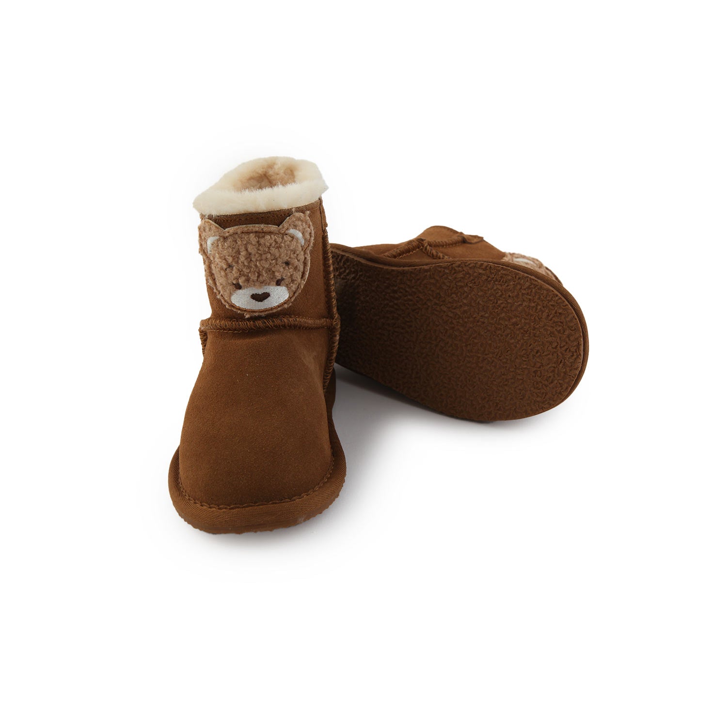 Scarponcini crosta e peluche Monnalisa marroni - annameglio.com abbigliamento moda